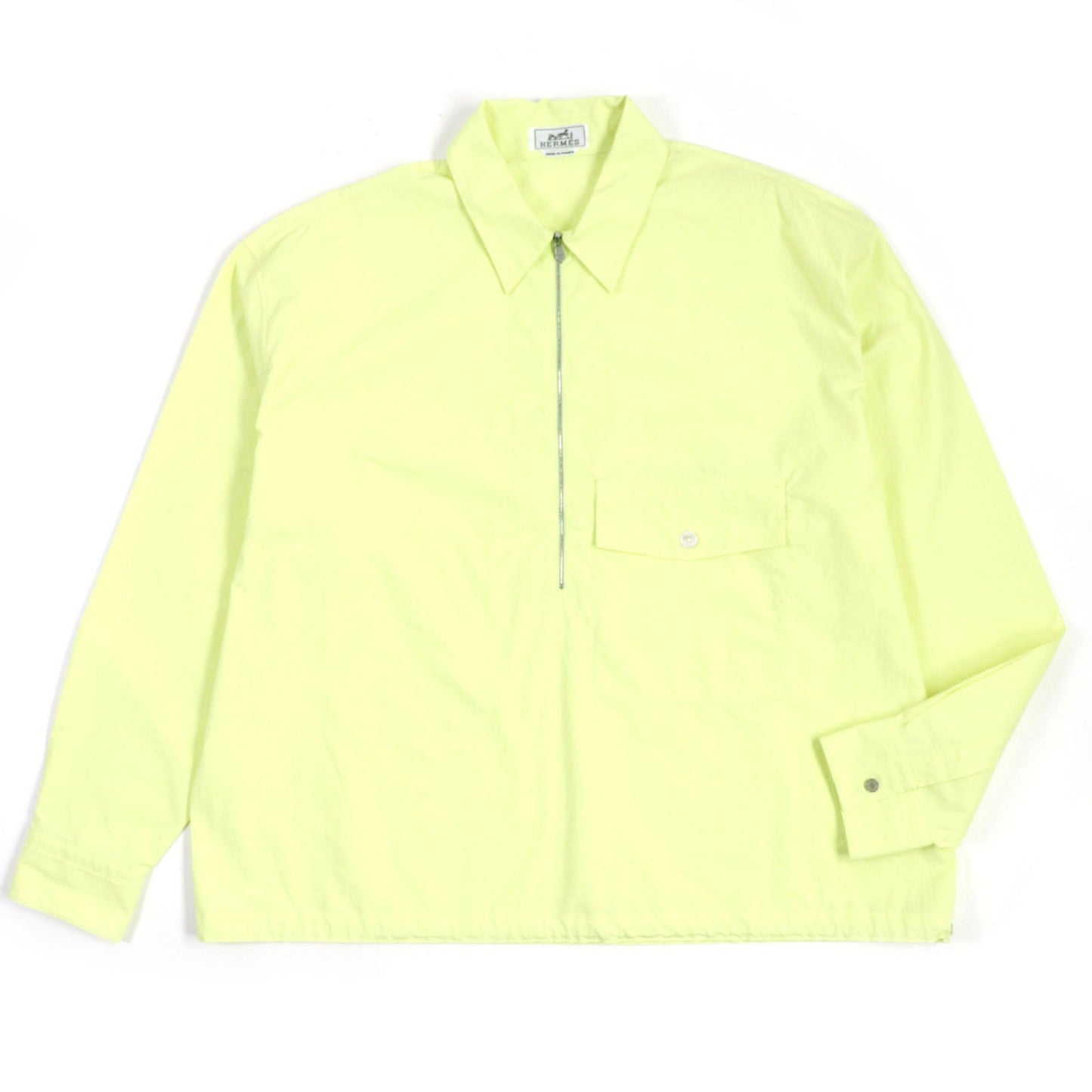 HERMES Long sleeve shirt cotton lime 41