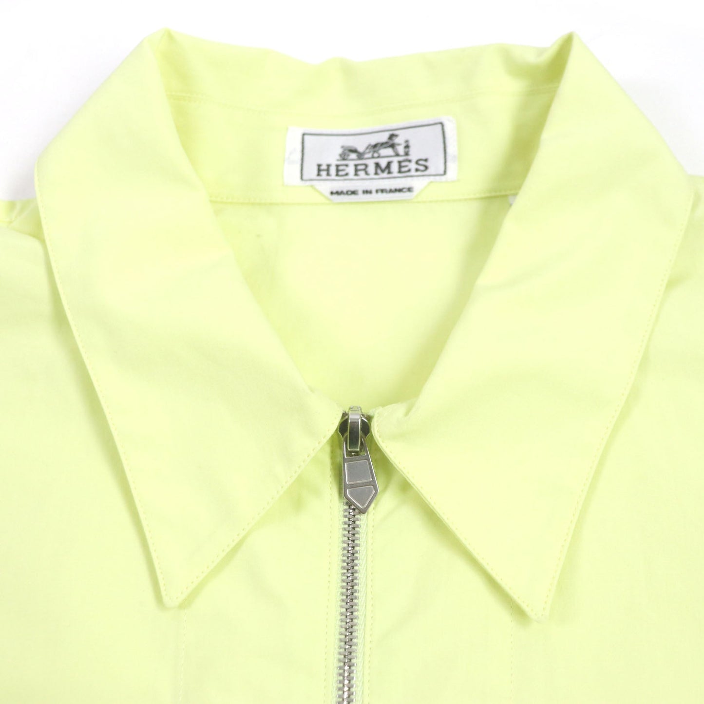 HERMES Long sleeve shirt cotton lime 41