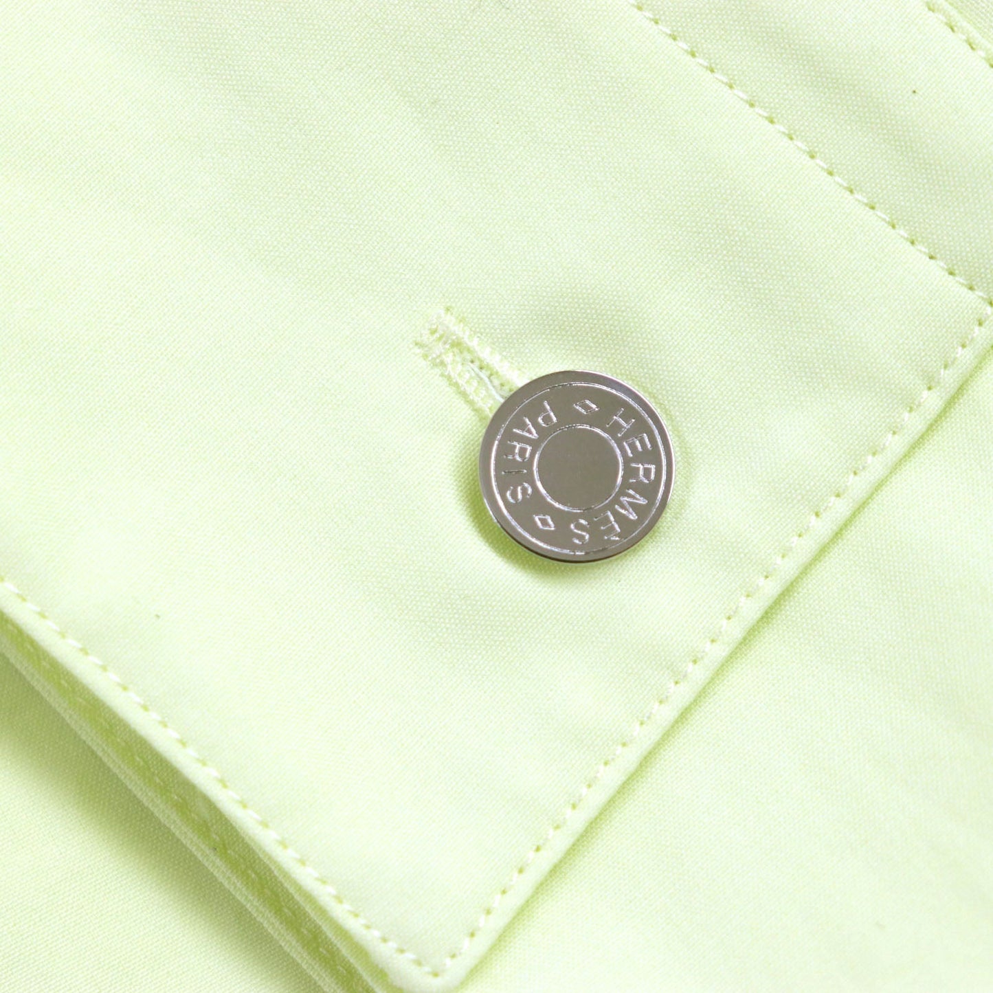 HERMES Long sleeve shirt cotton lime 41