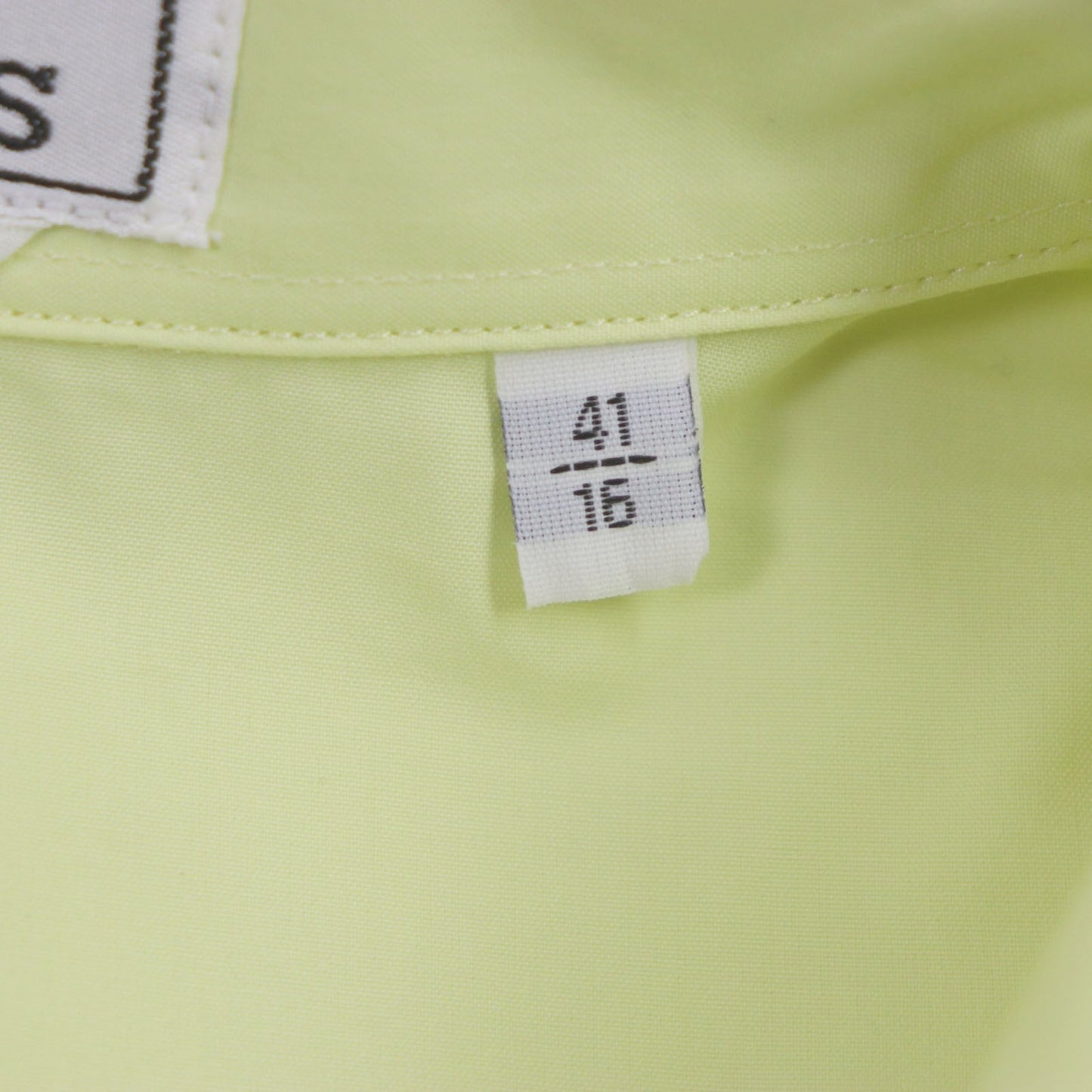 HERMES Long sleeve shirt cotton lime 41