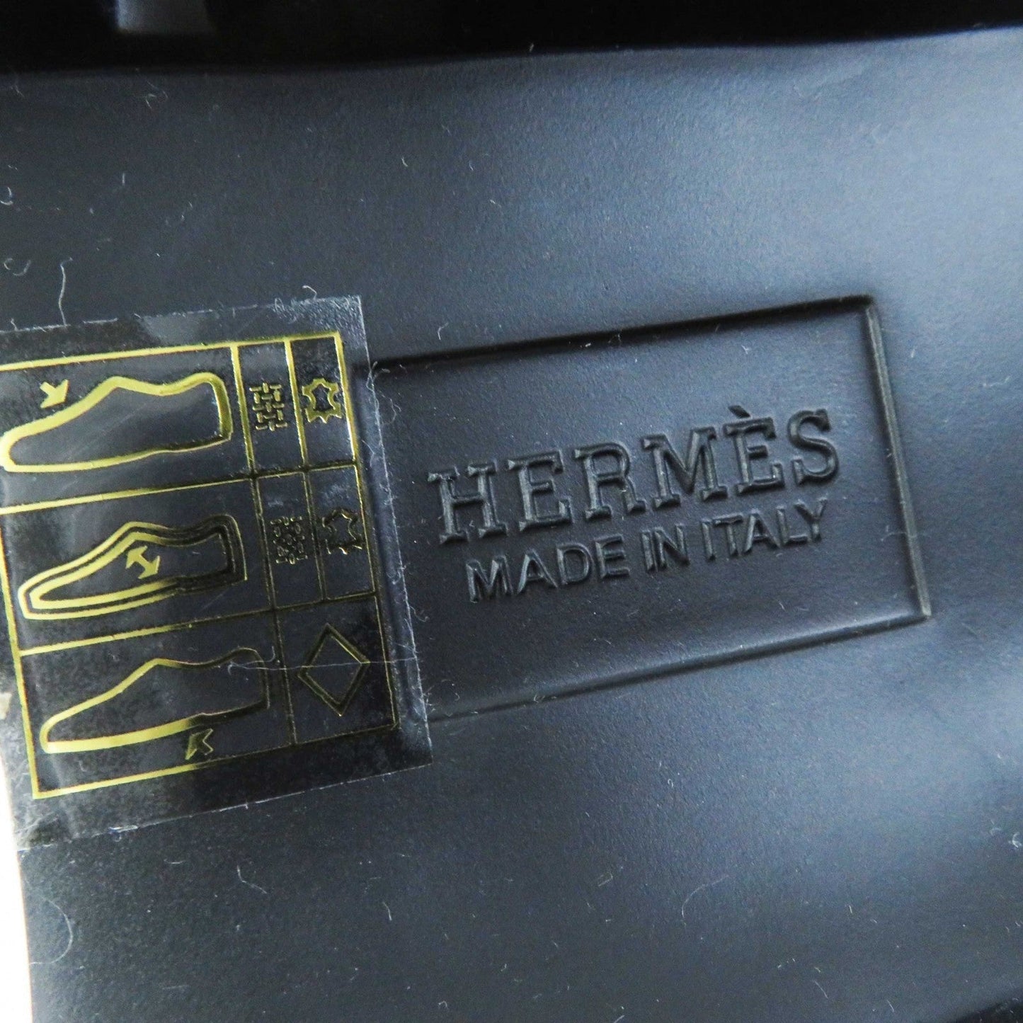 HERMES short boots Main: Leather, parachute fabric black Women 35 Used