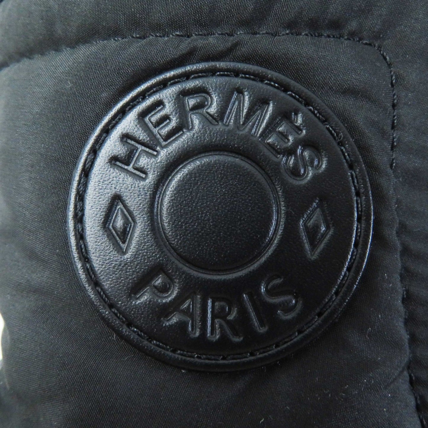 HERMES short boots Main: Leather, parachute fabric black Women 35 Used