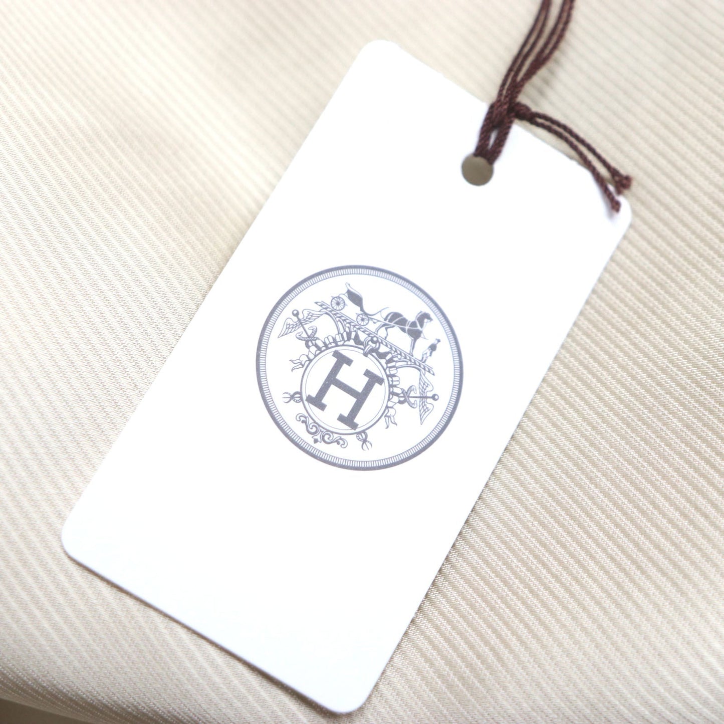HERMES coat wool Beige type 40