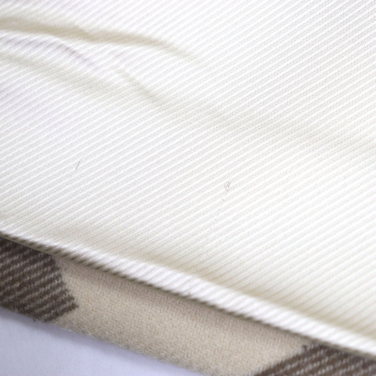HERMES coat wool Beige type 40