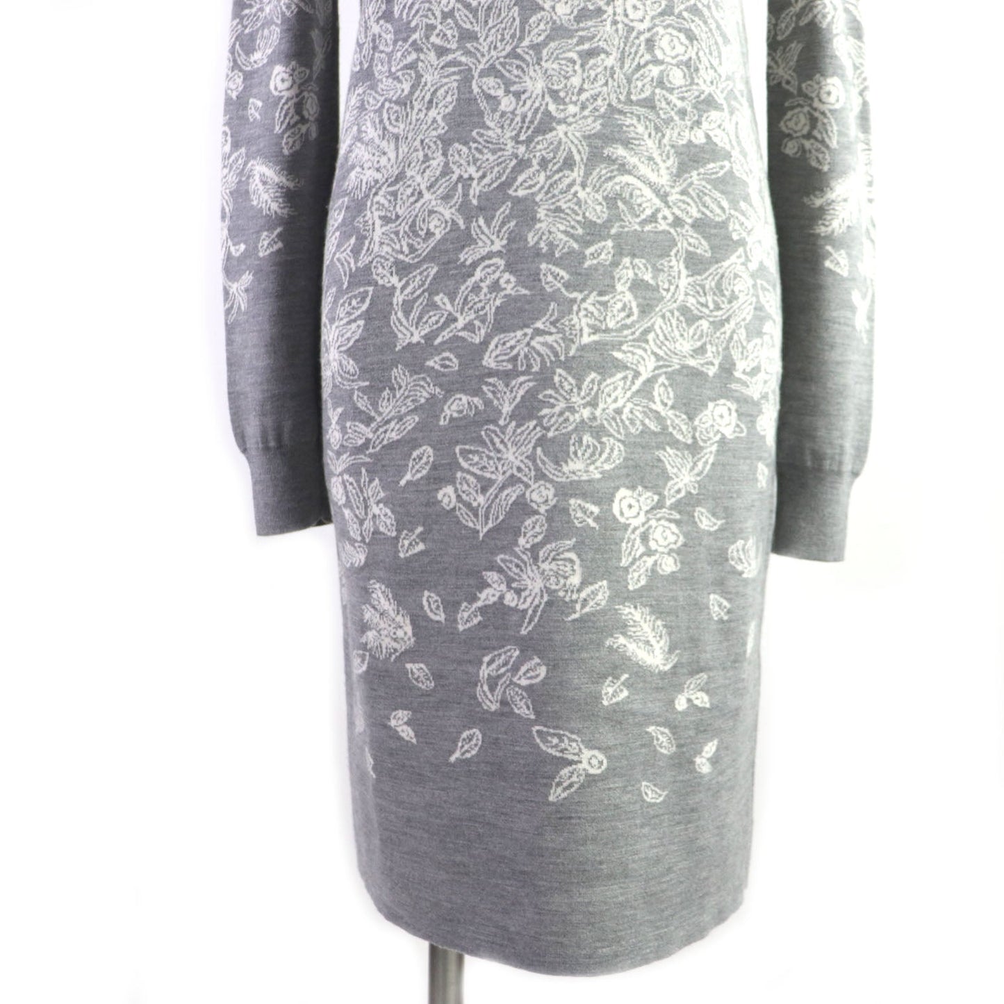 HERMES one piece cashmere gray Jungle love 34