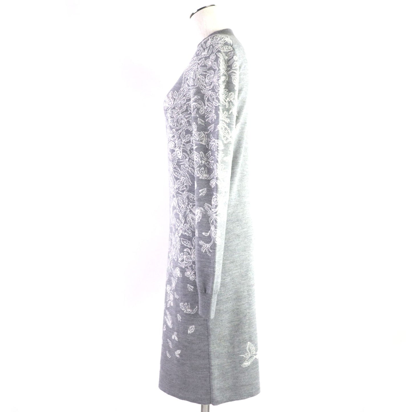 HERMES one piece cashmere gray Jungle love 34