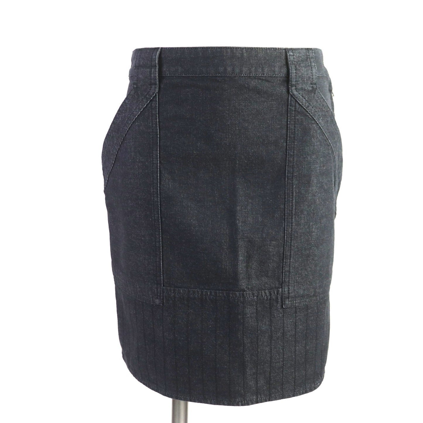 HERMES Mini skirt cotton black 36
