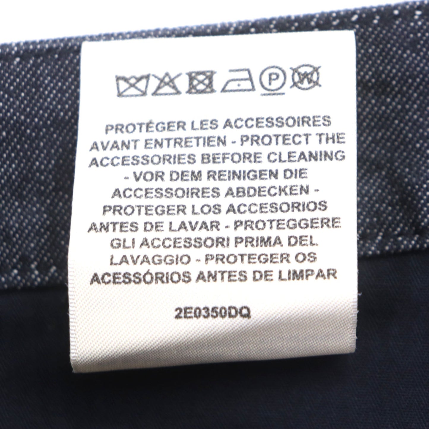 HERMES Mini skirt cotton black 36
