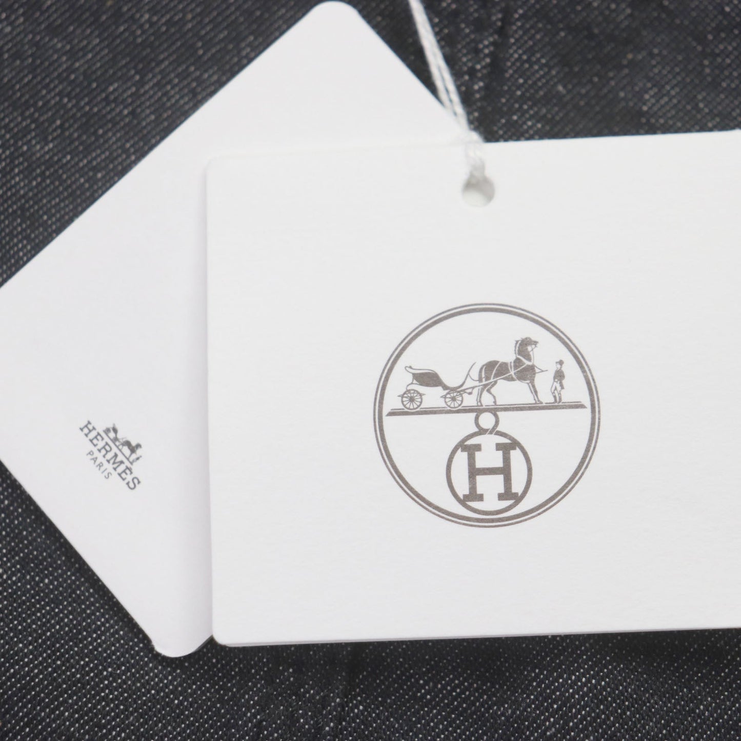 HERMES Mini skirt cotton black 36