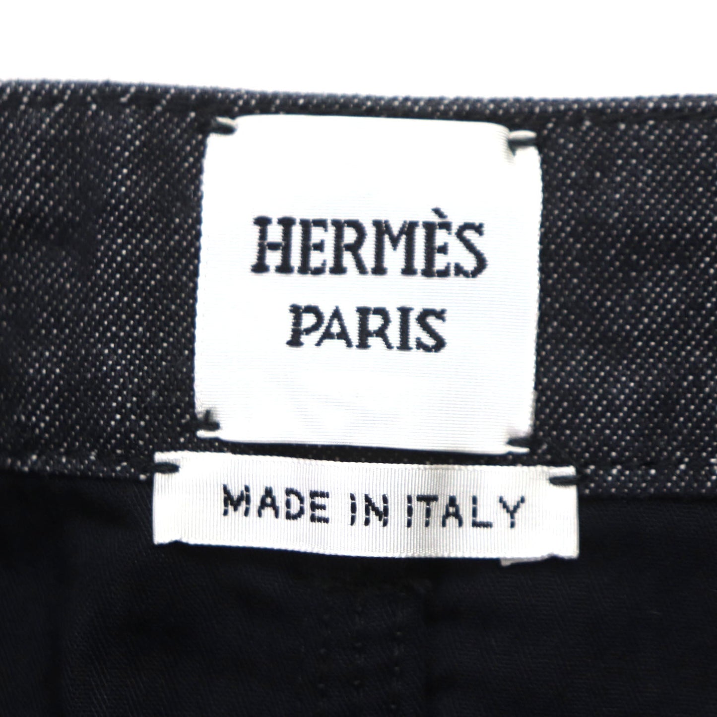 HERMES Mini skirt cotton black 36