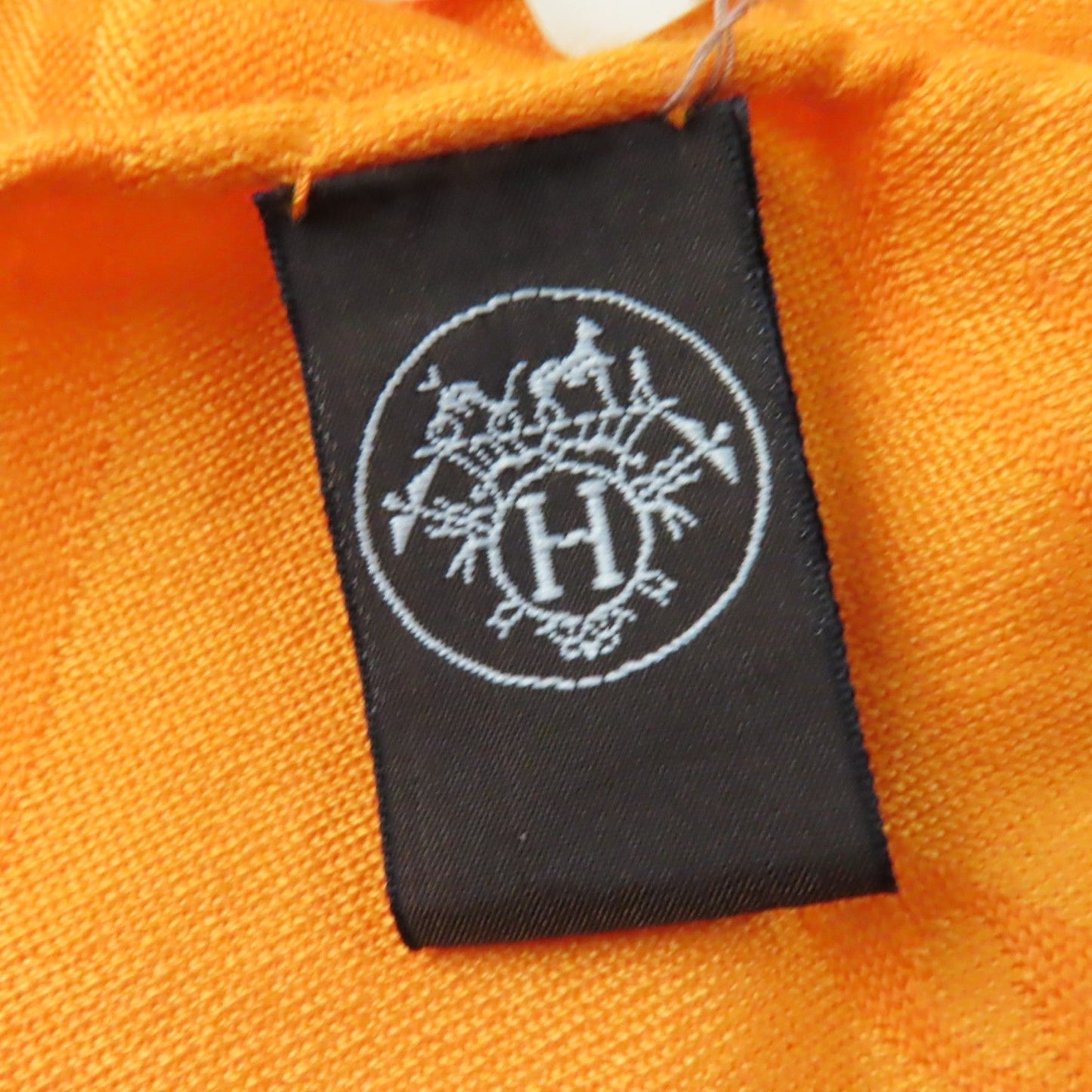 HERMES Stall H262494S cashmere Orange New Libris