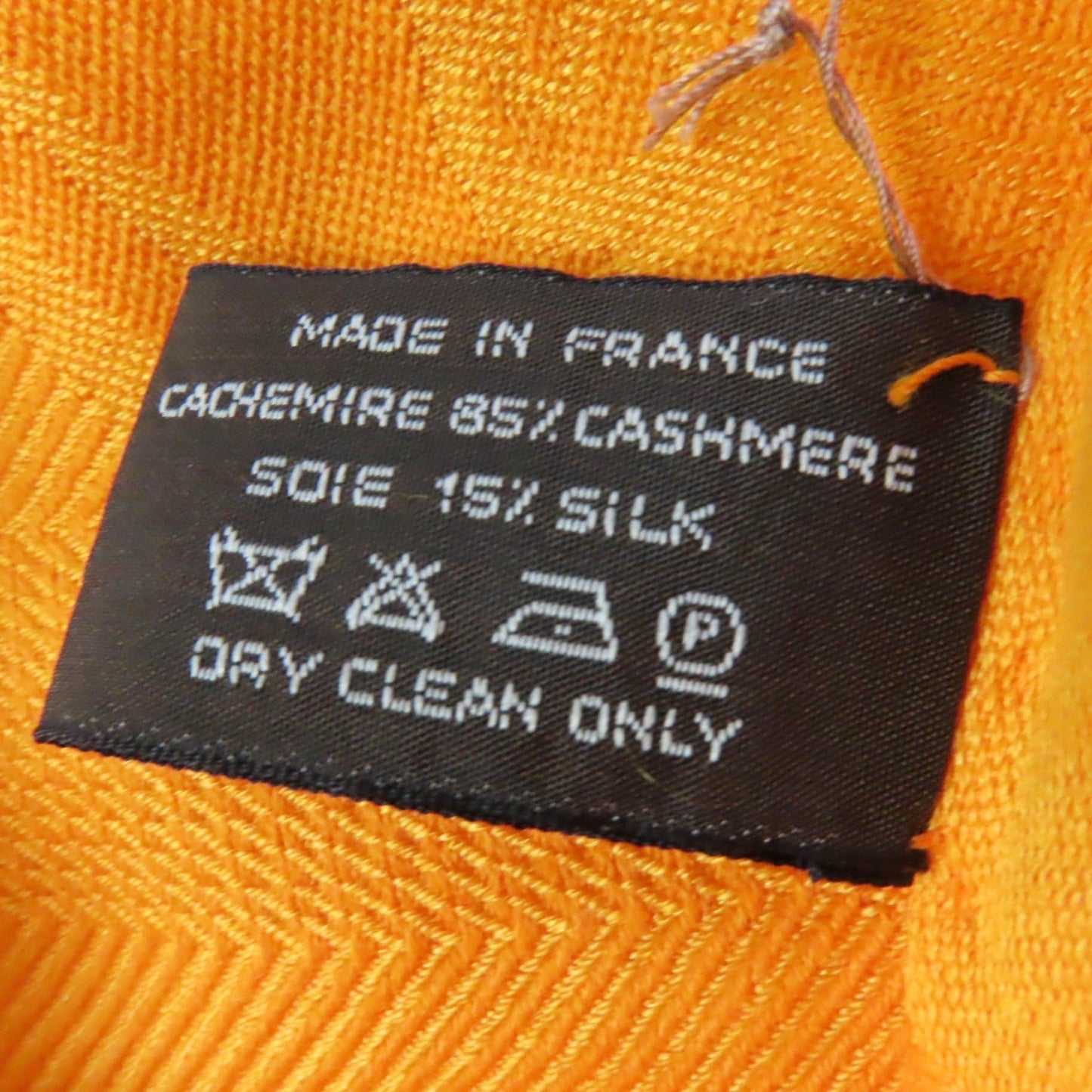 HERMES Stall H262494S cashmere Orange New Libris