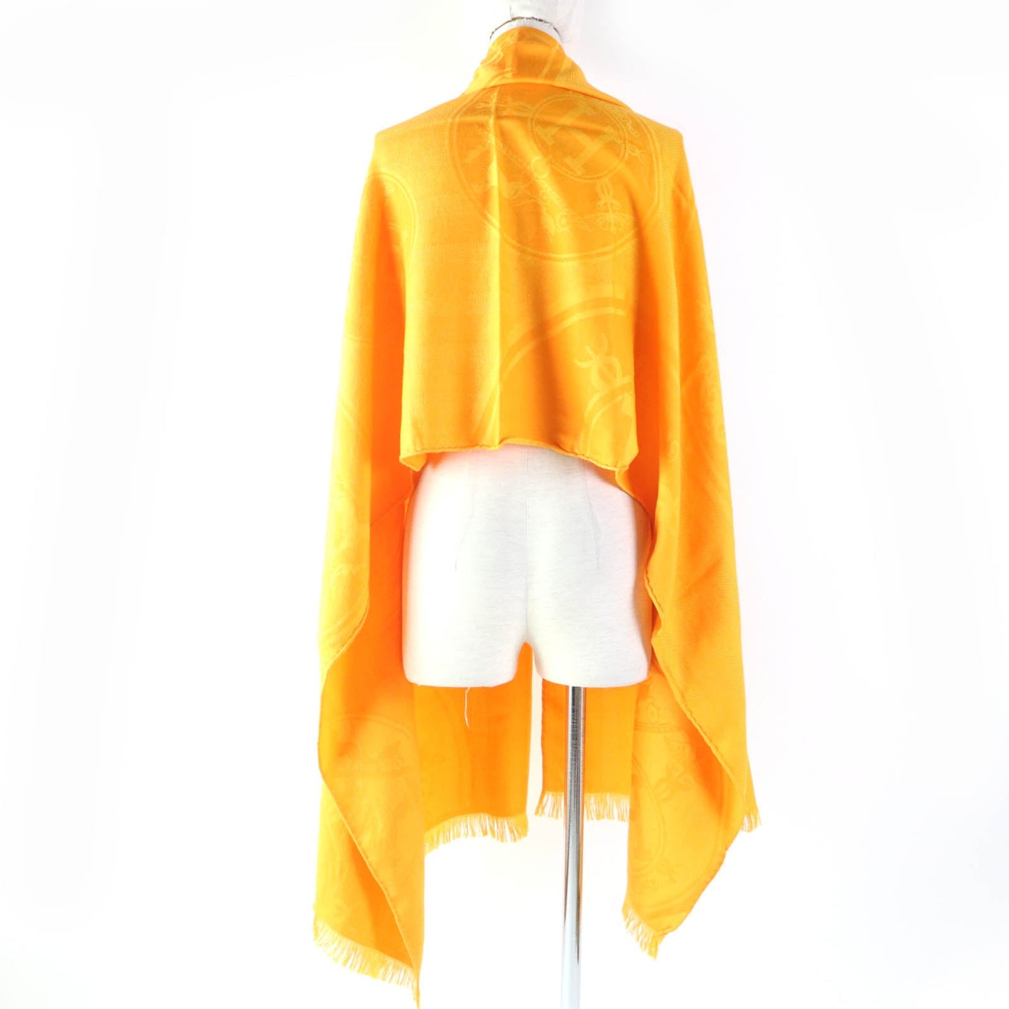 HERMES Stall H262494S cashmere Orange New Libris