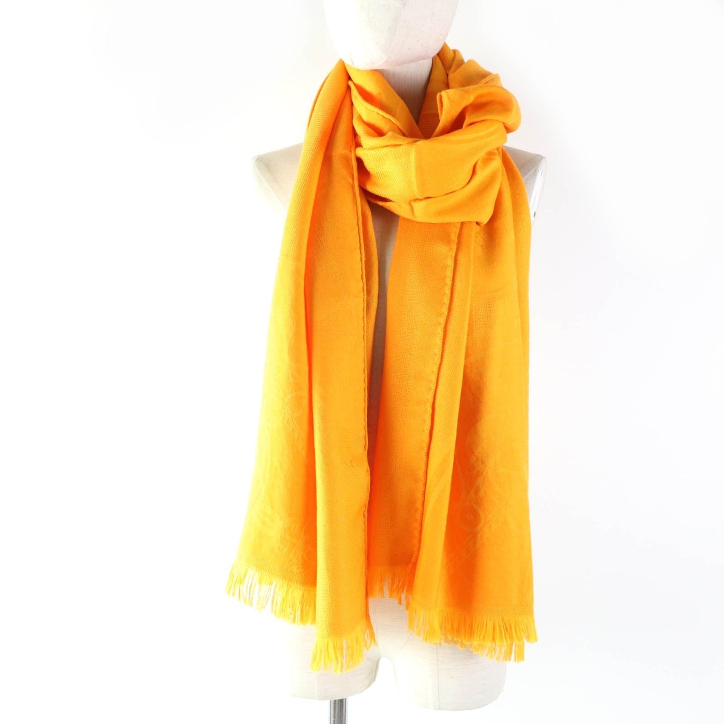 HERMES Stall H262494S cashmere Orange New Libris