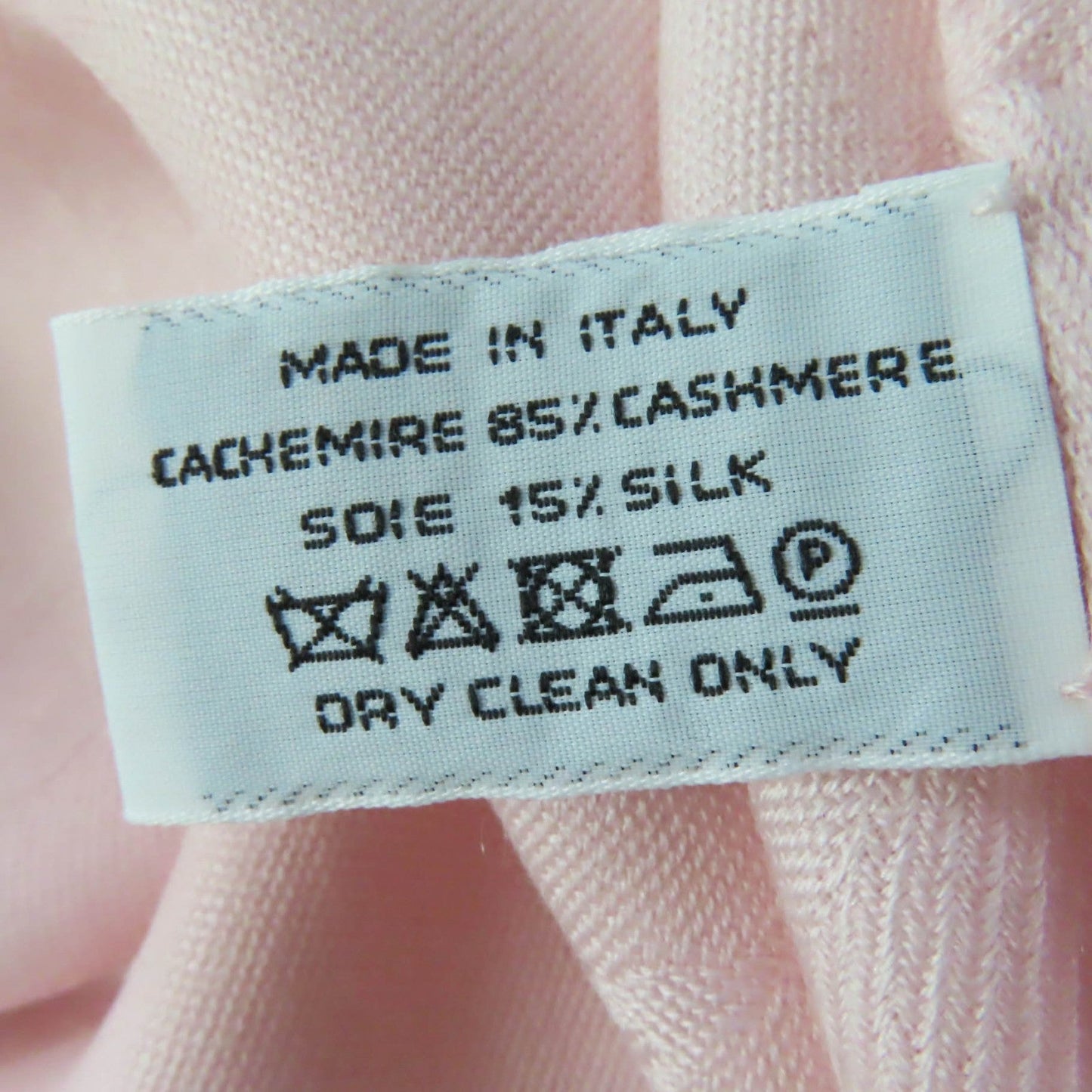 HERMES Stall H262494S cashmere Light pink New Libris