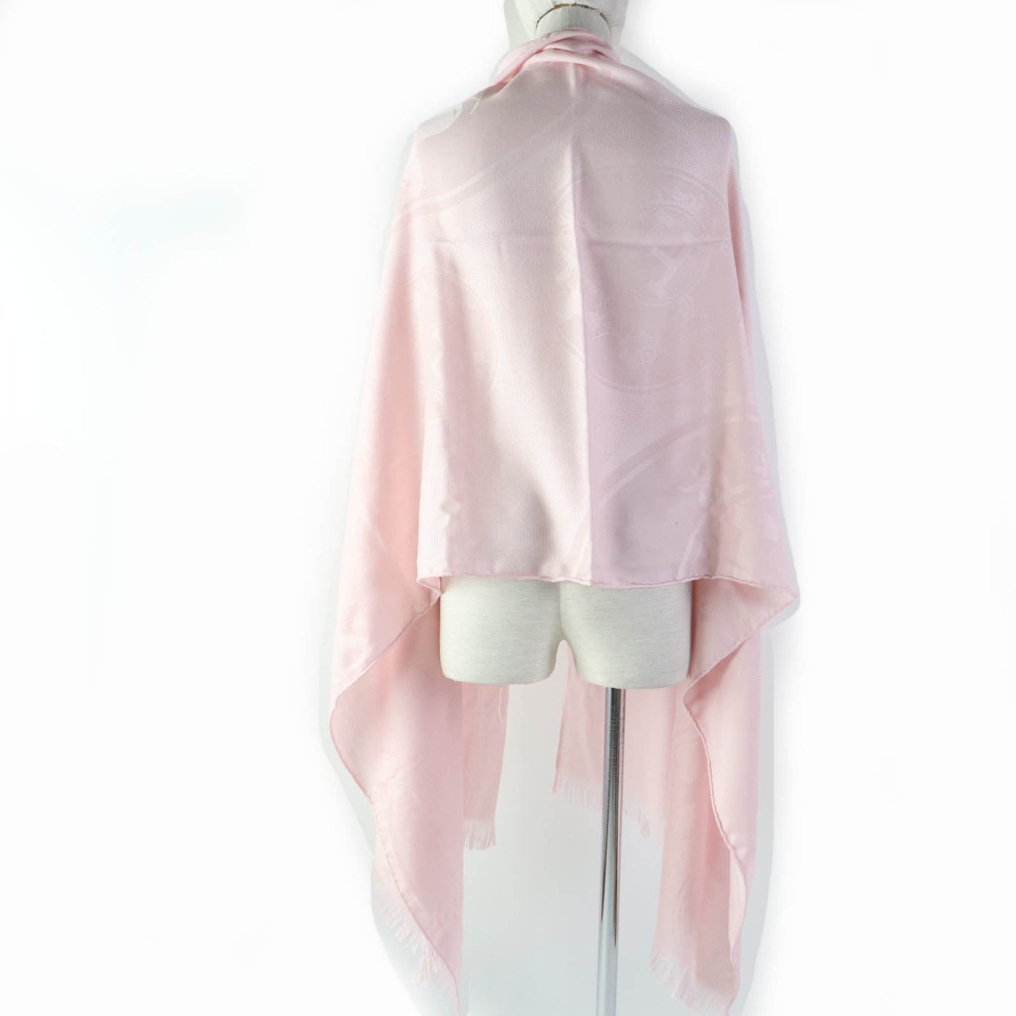 HERMES Stall H262494S cashmere Light pink New Libris