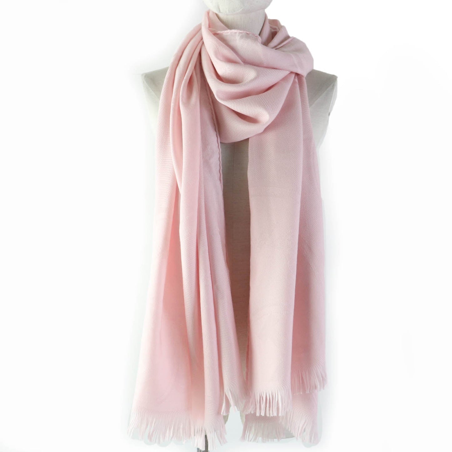 HERMES Stall H262494S cashmere Light pink New Libris