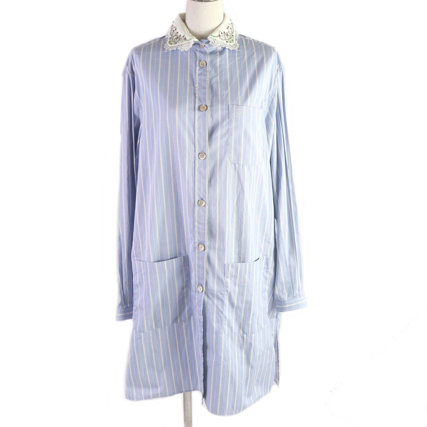 GUCCI one piece 705696 cotton Light blue 38