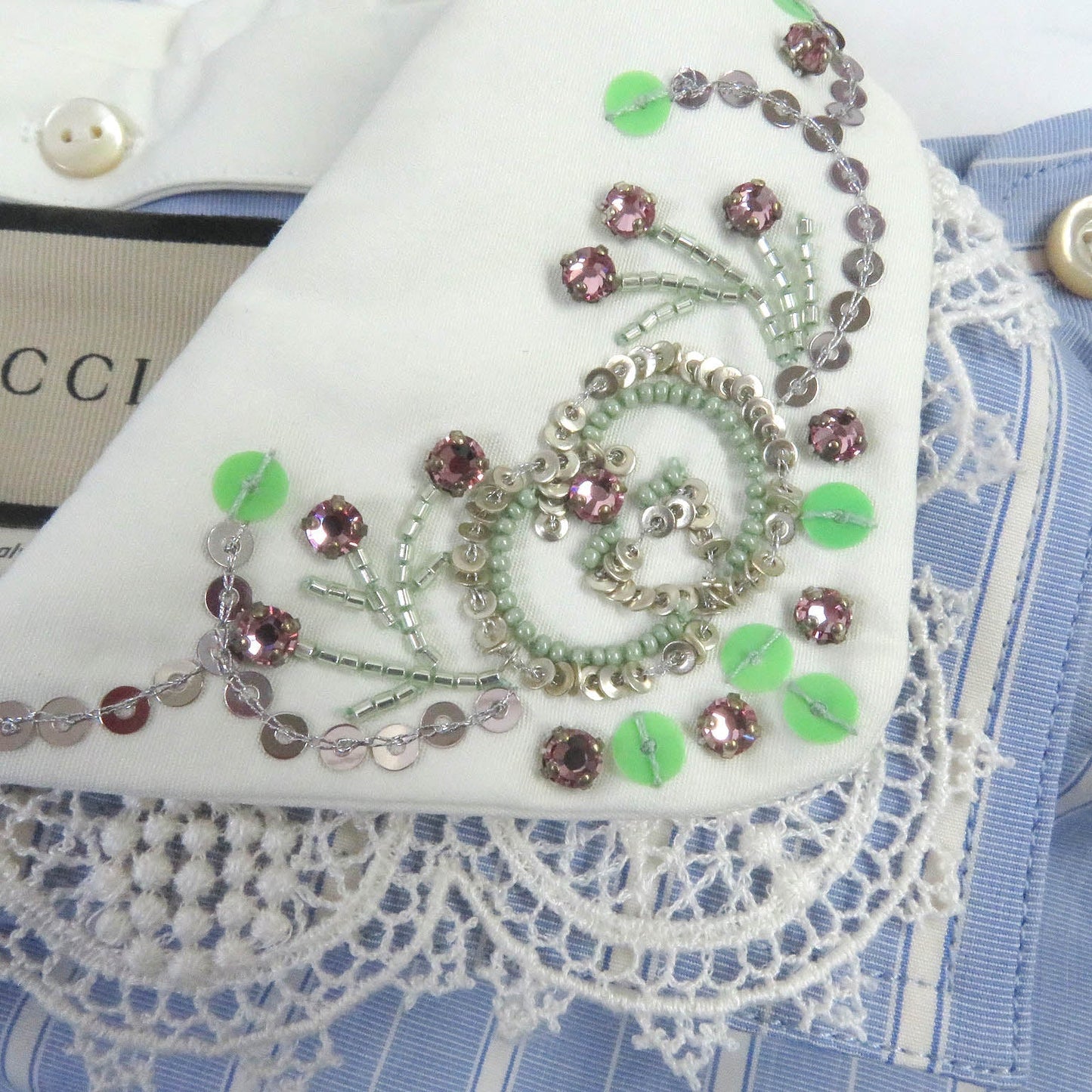 GUCCI one piece 705696 cotton Light blue 38