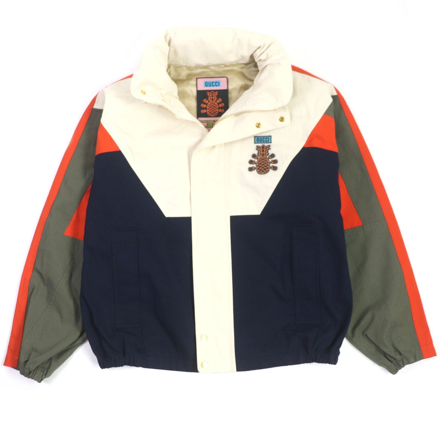 GUCCI 669142 Outer: 70% cotton, Outer: 30% nylon, Lining: 100% rayon, Applique: 100% polyester Multi mens 48 Used