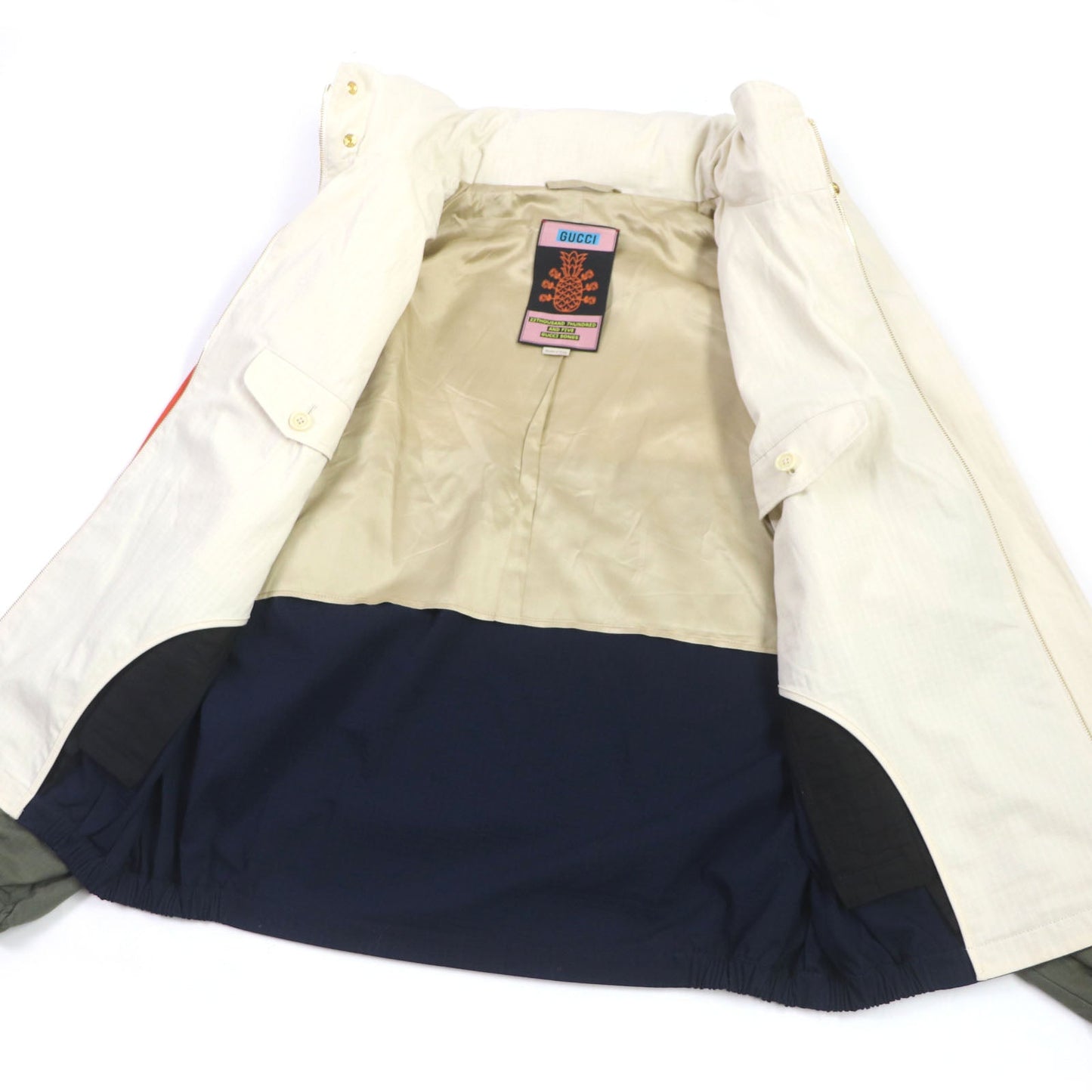 GUCCI 669142 Outer: 70% cotton, Outer: 30% nylon, Lining: 100% rayon, Applique: 100% polyester Multi mens 48 Used