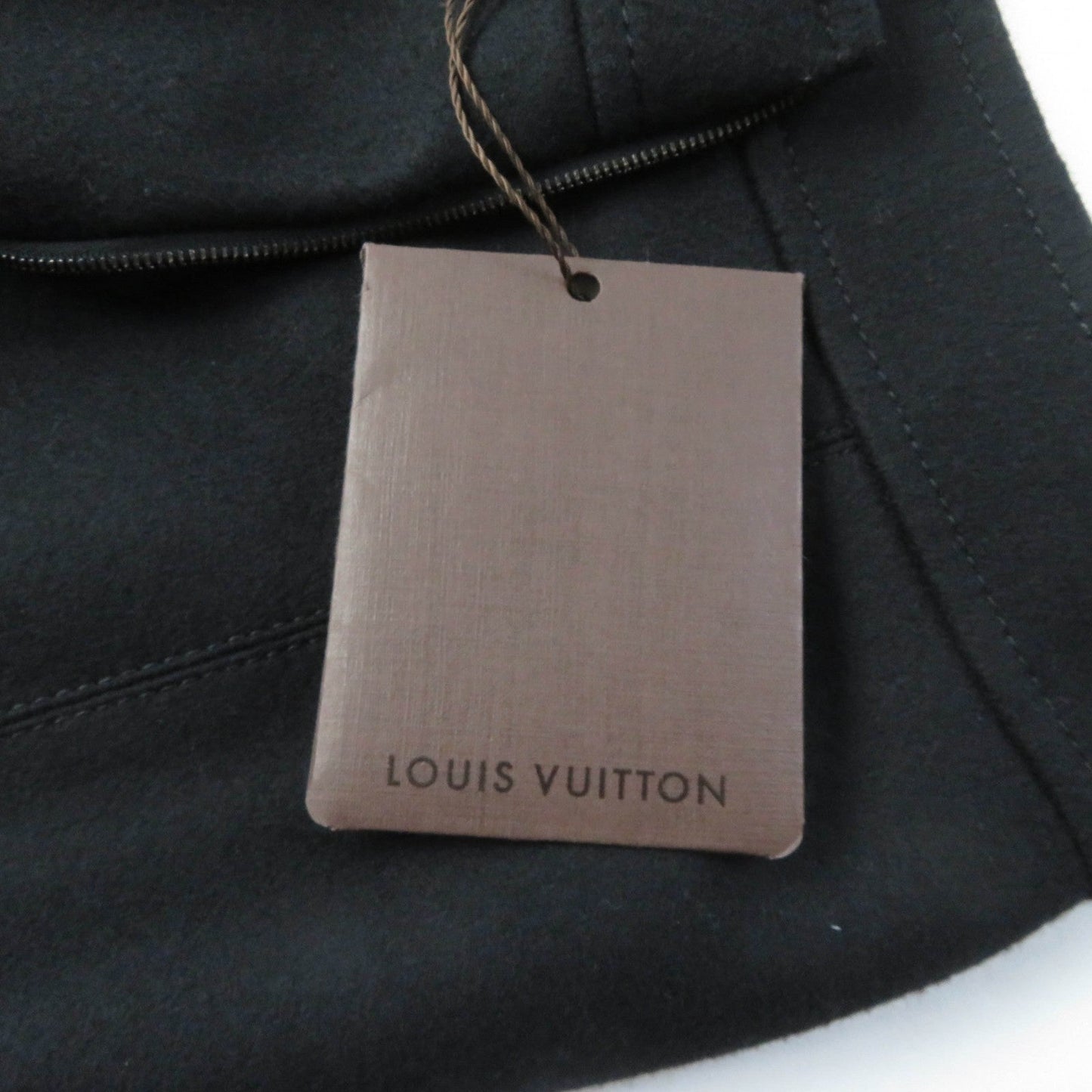 LOUIS VUITTON flare skirt wool black 36