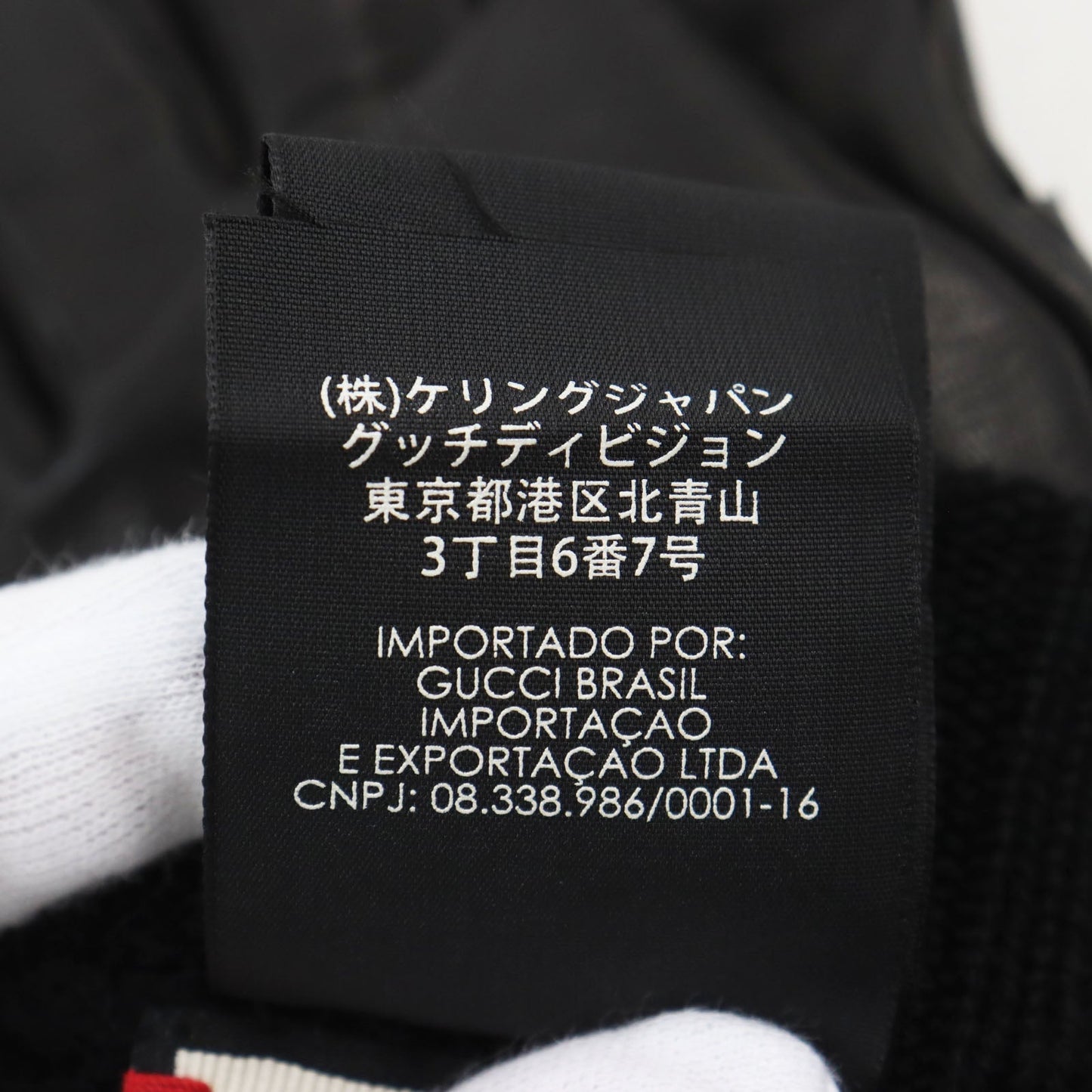 GUCCI gloves 452573 Lamb leather black S