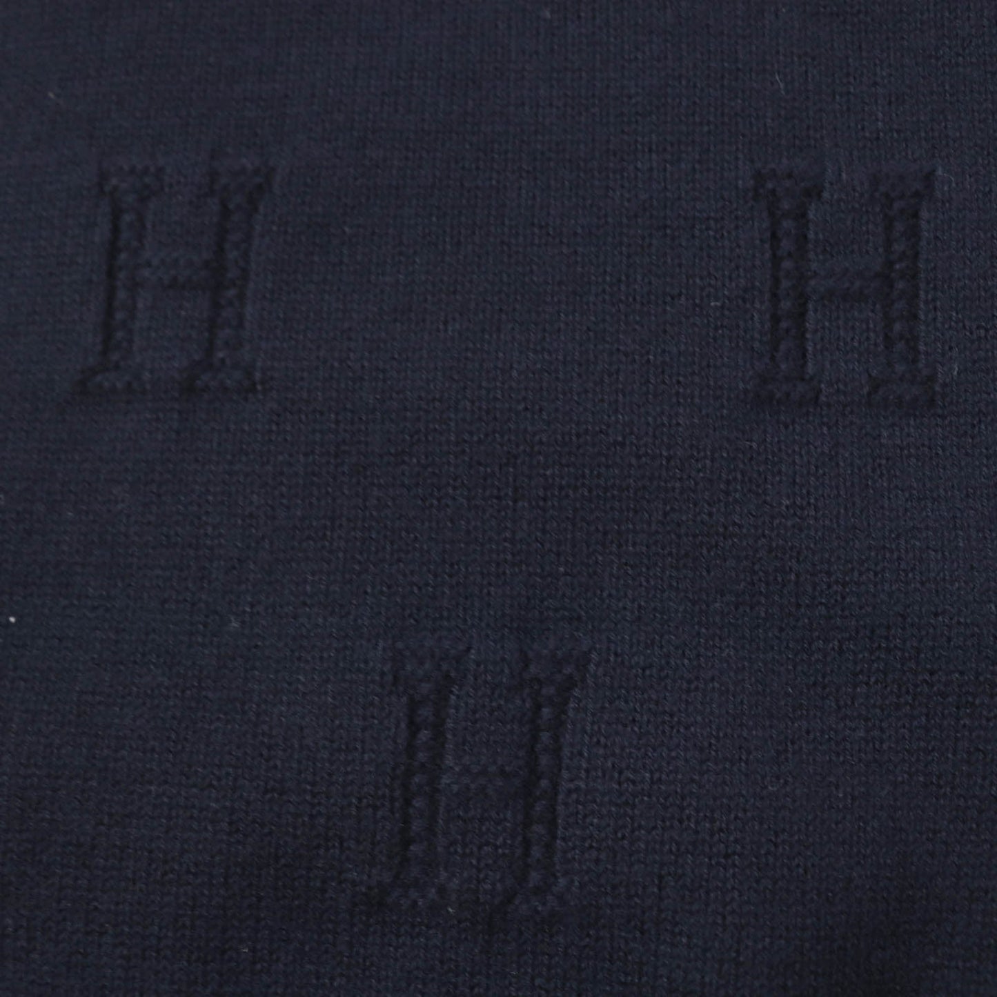 HERMES cardigan wool Navy 34