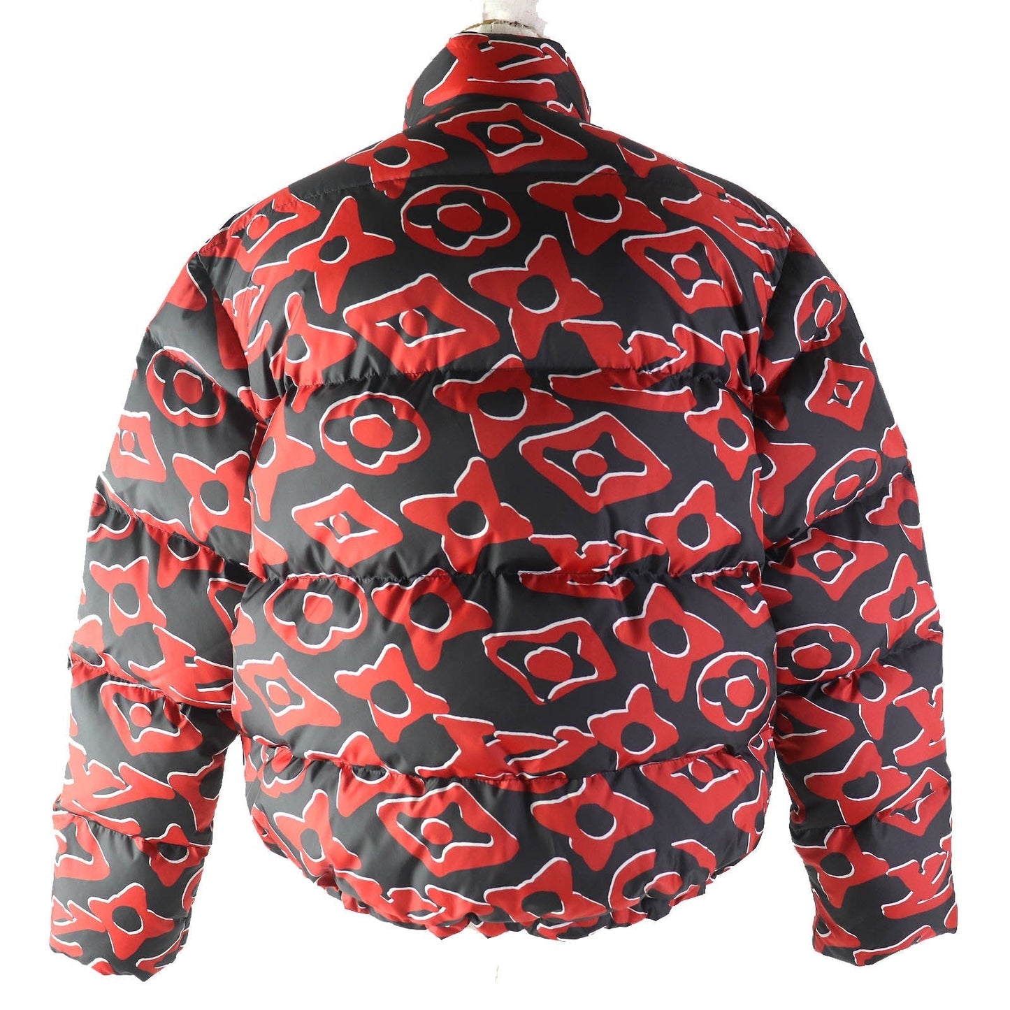 LOUIS VUITTON Down jacket 1A8B3X polyester Red Black type 36