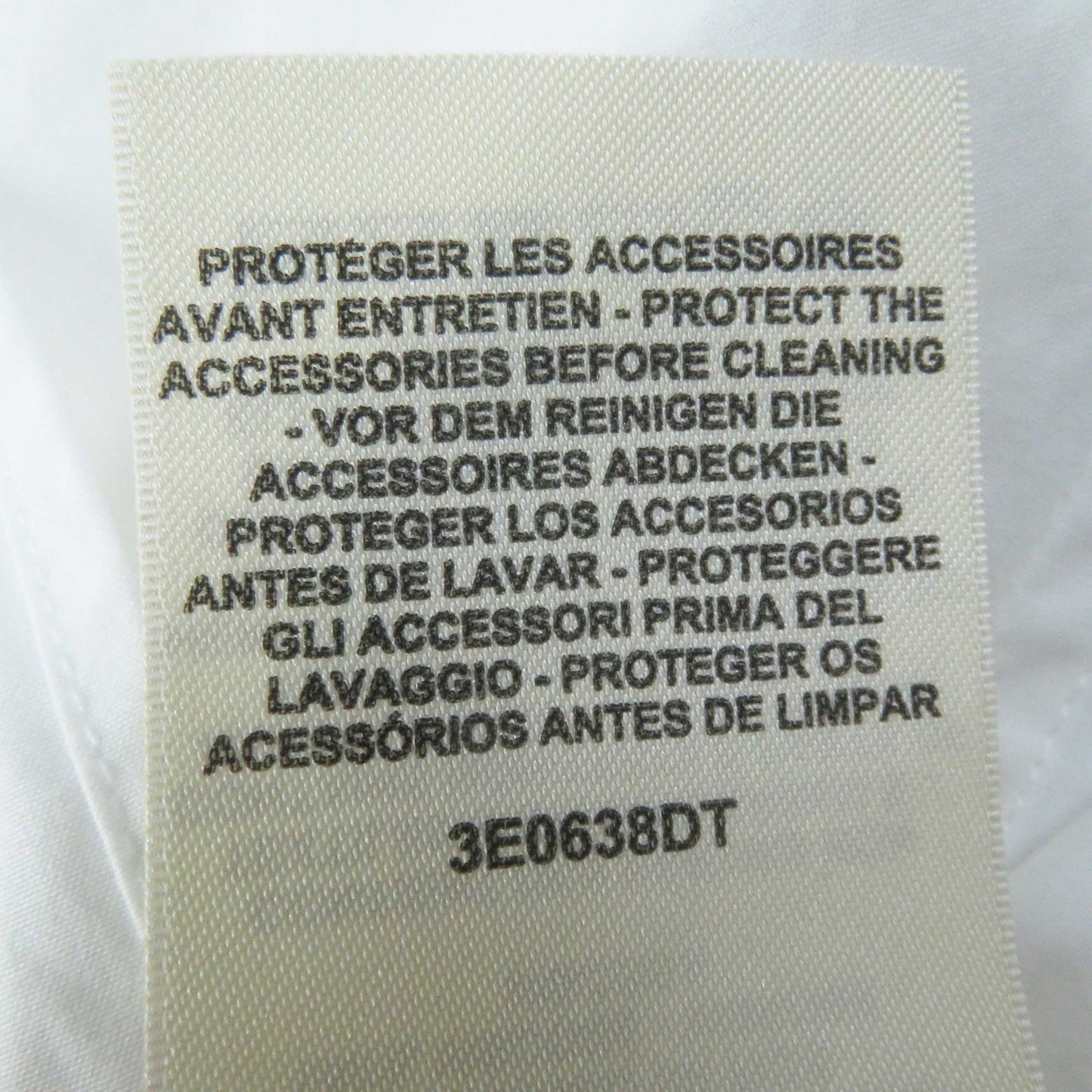 HERMES Long sleeve shirt 3E0638DT cotton white 34