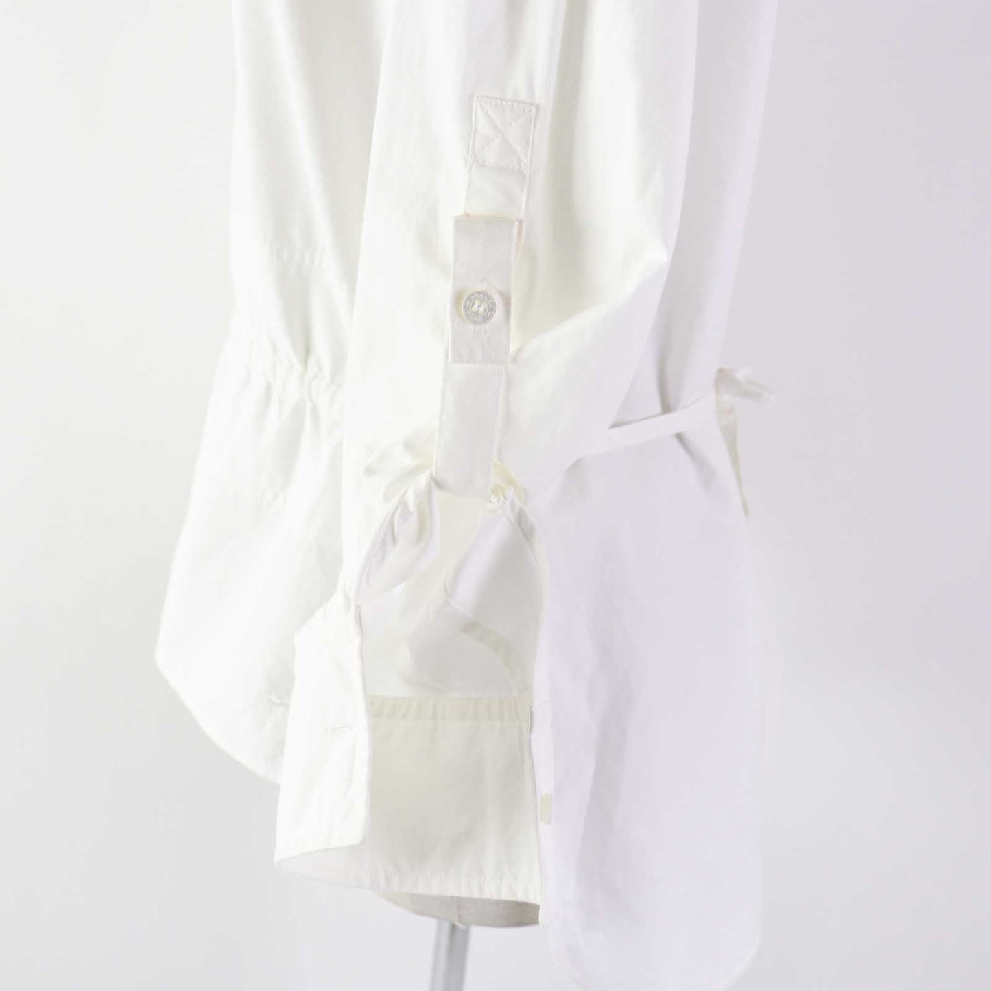 HERMES Long sleeve shirt 3E0638DT cotton white 34