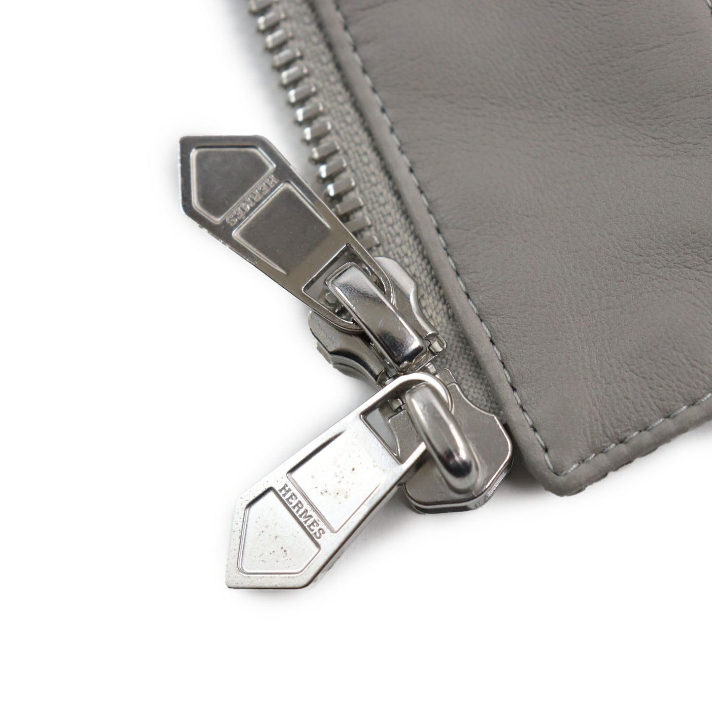 HERMES Jacket Main: 80% nylon, Main: 20% polyurethane, Part: Lamb leather, Part: 81% cotton, 16% nylon, 3% polyurethane gray mens 50 Used