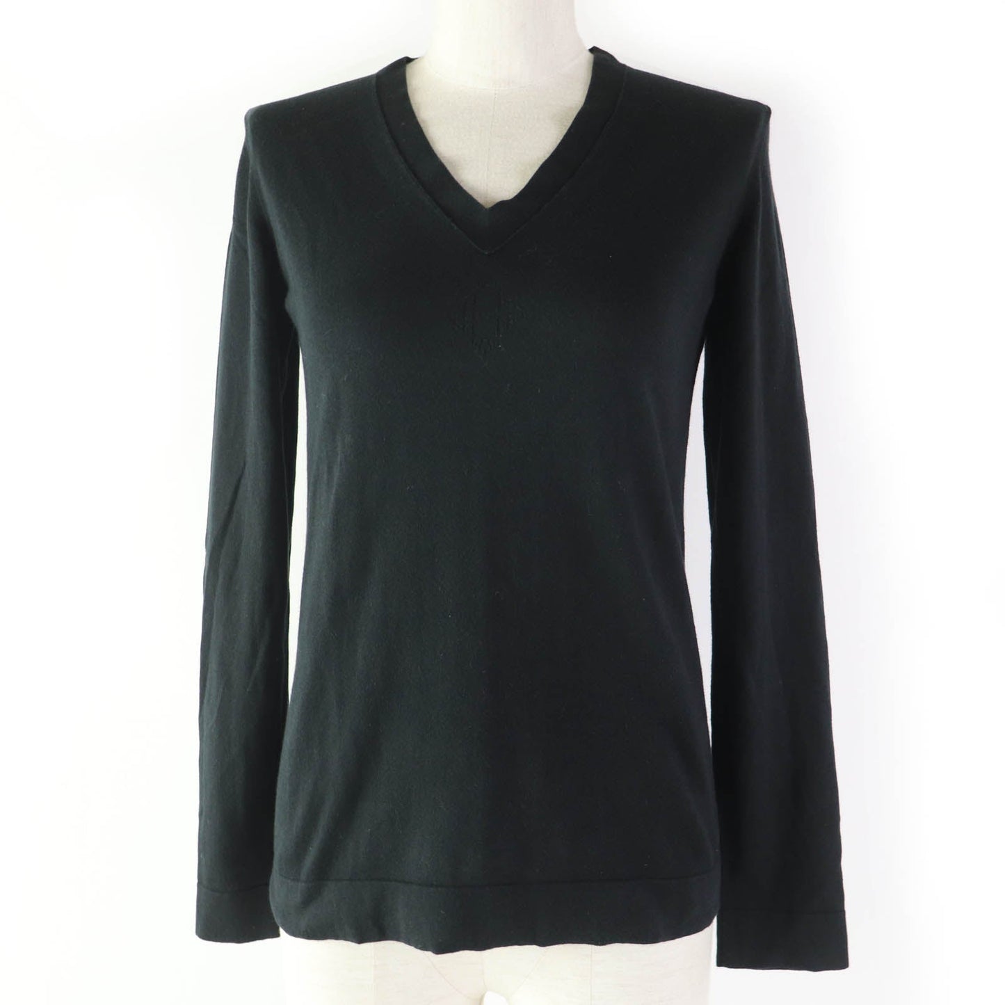 HERMES knit cotton black 34
