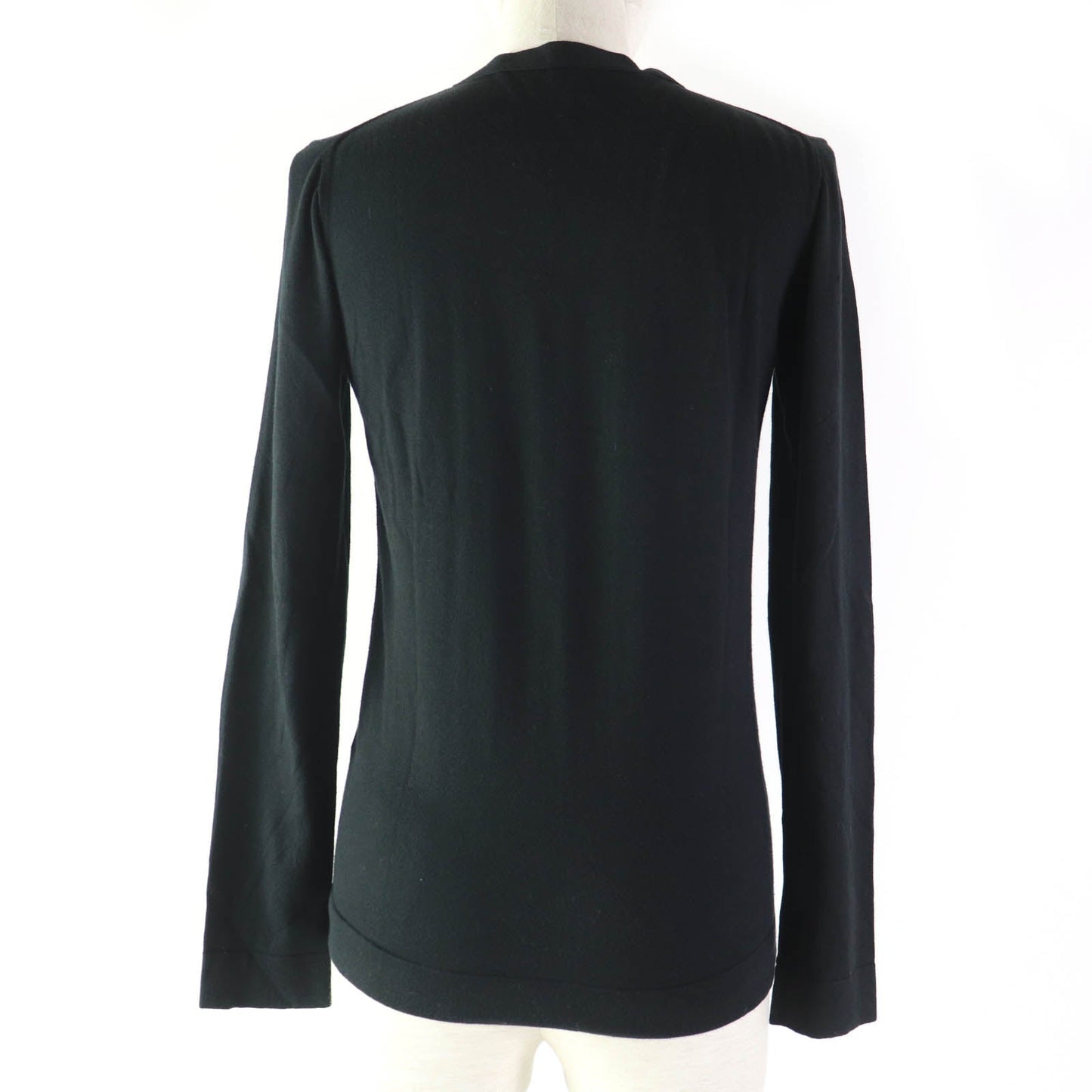 HERMES knit cotton black 34