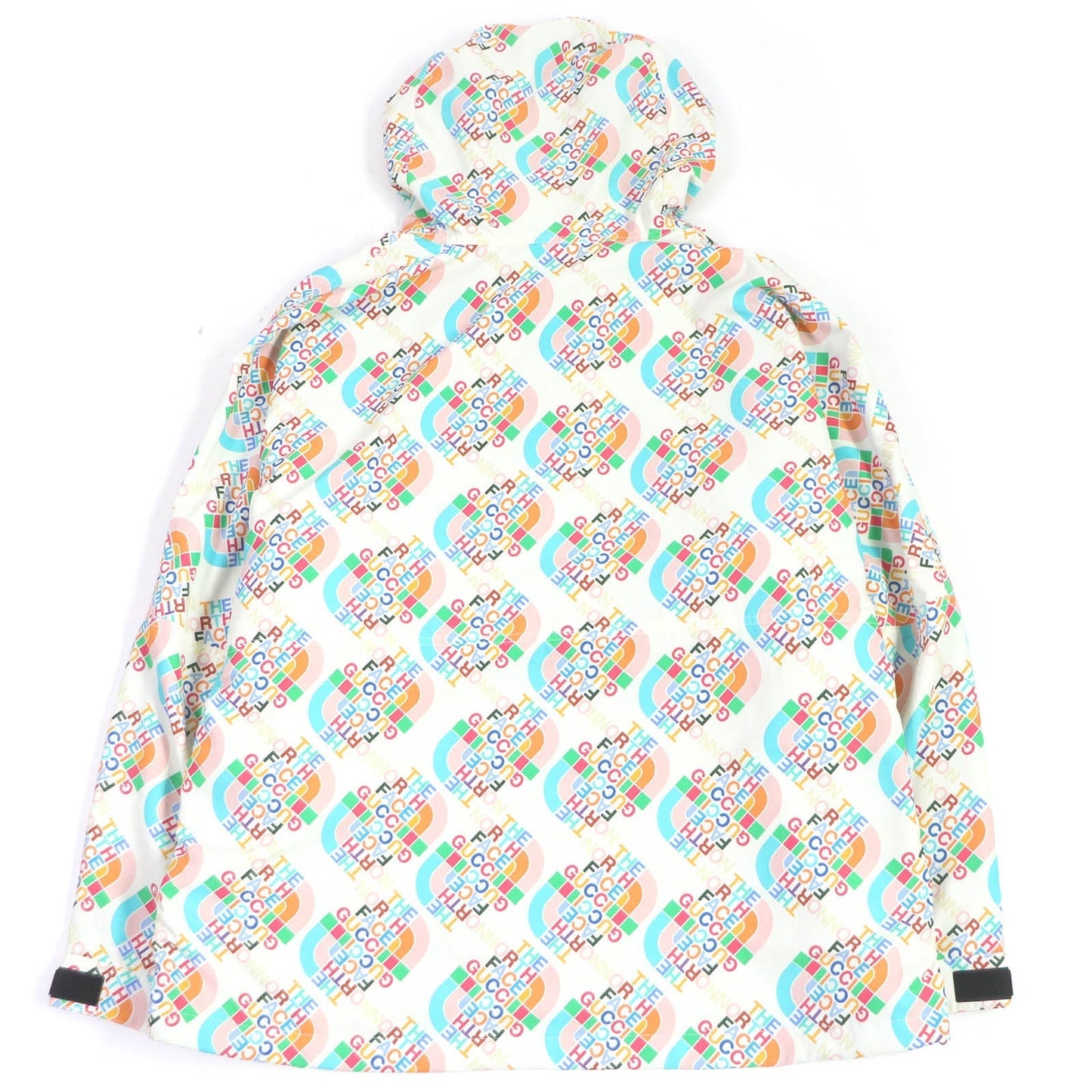 GUCCI Mountain Hoodie 671467 Main: 100% nylon, some parts: 100% polyester Ivory mens M Used