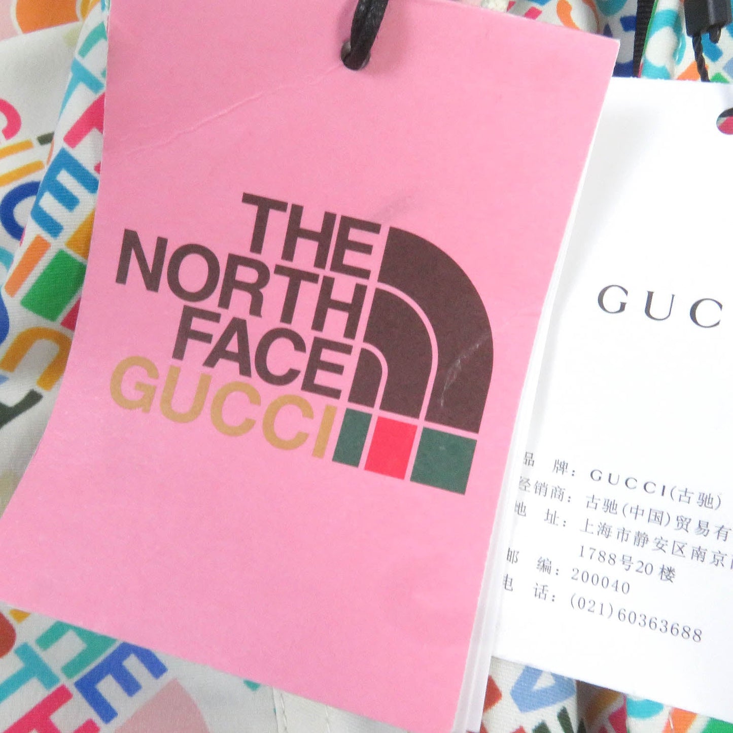 GUCCI Mountain Hoodie 671467 Main: 100% nylon, some parts: 100% polyester Ivory mens M Used