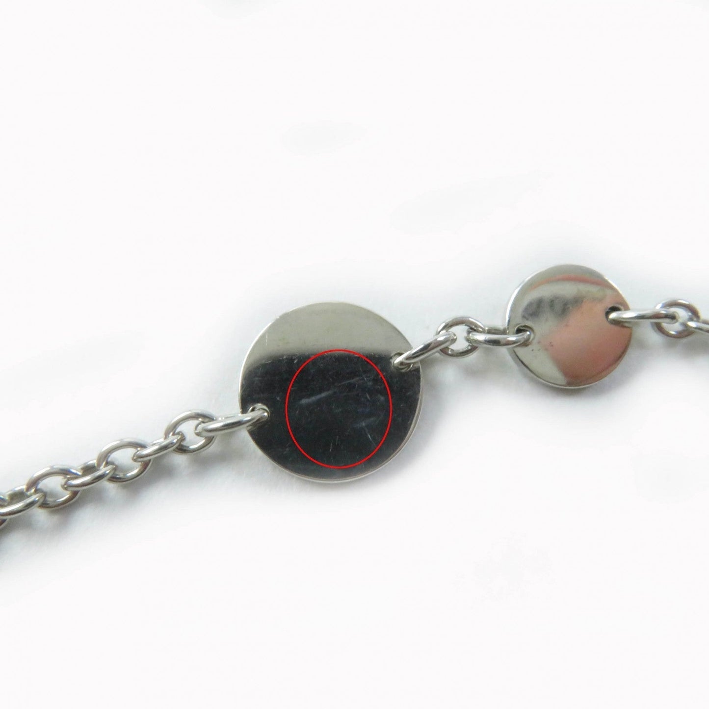 HERMES Necklace SV925 Silver gold