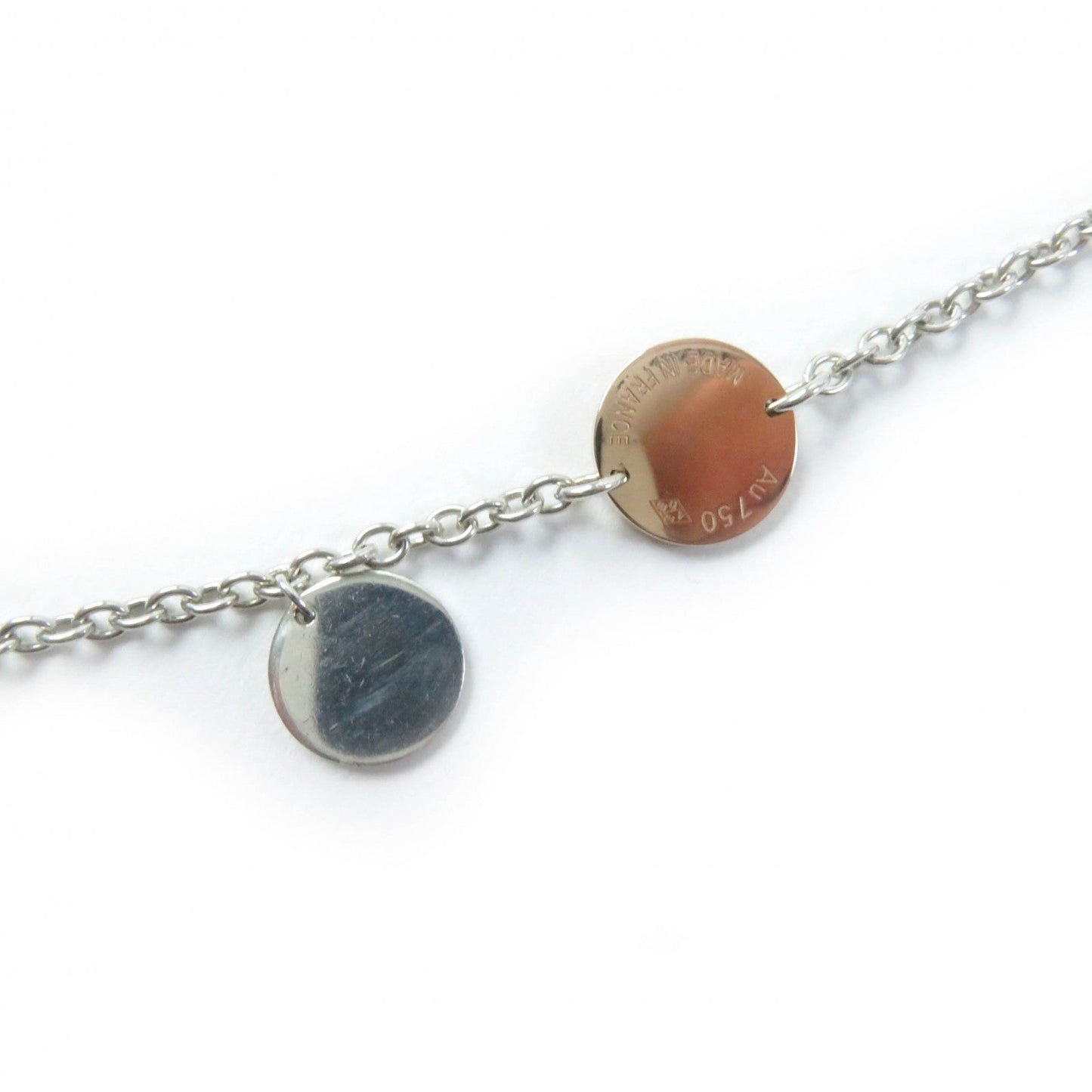 HERMES Necklace SV925 Silver gold