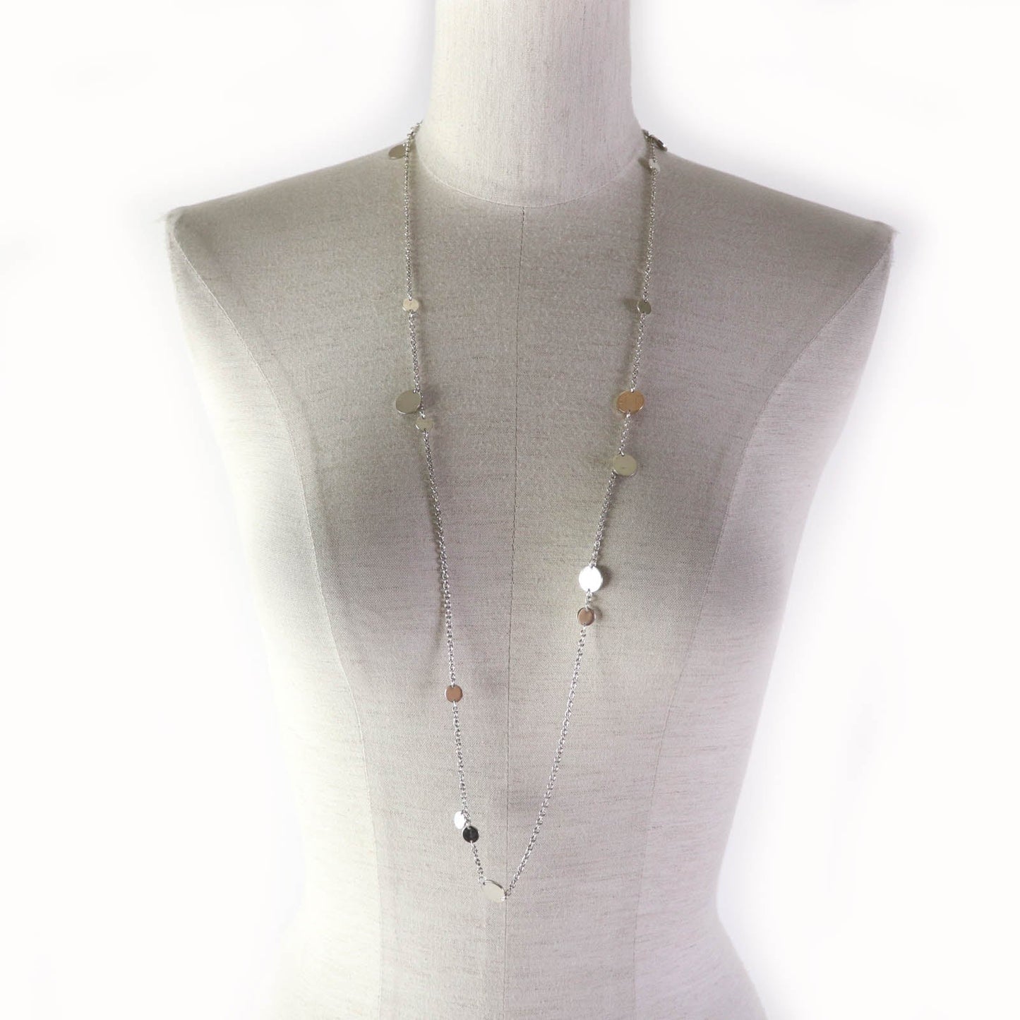 HERMES Necklace SV925 Silver gold