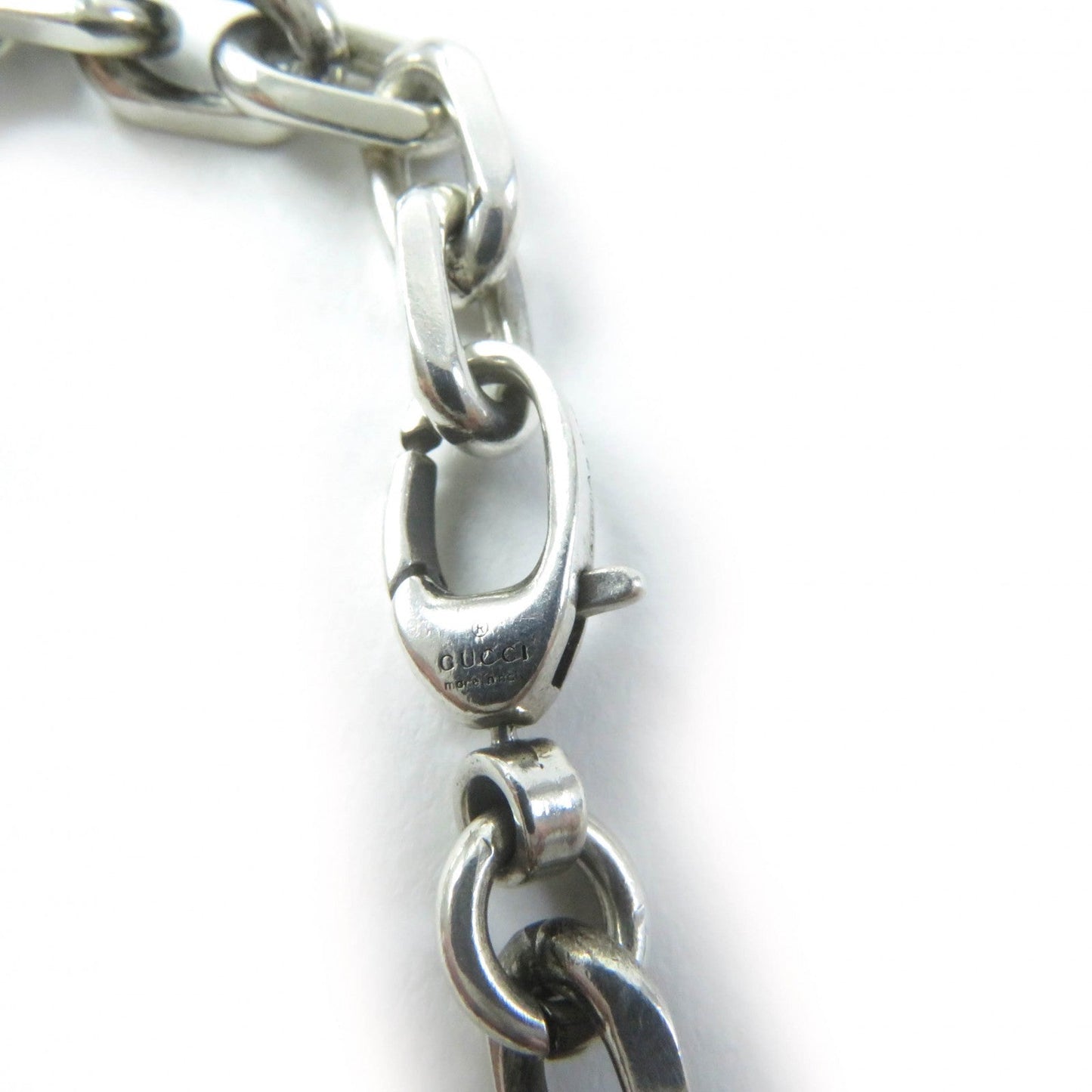 GUCCI bracelet 620798 AG925 Silver Interlocking Silver bracelet 16