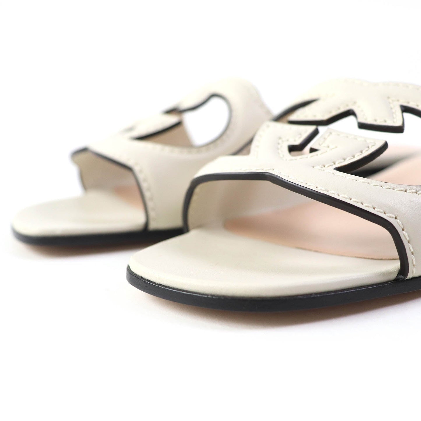 GUCCI Mule 694451 leather Ivory 36