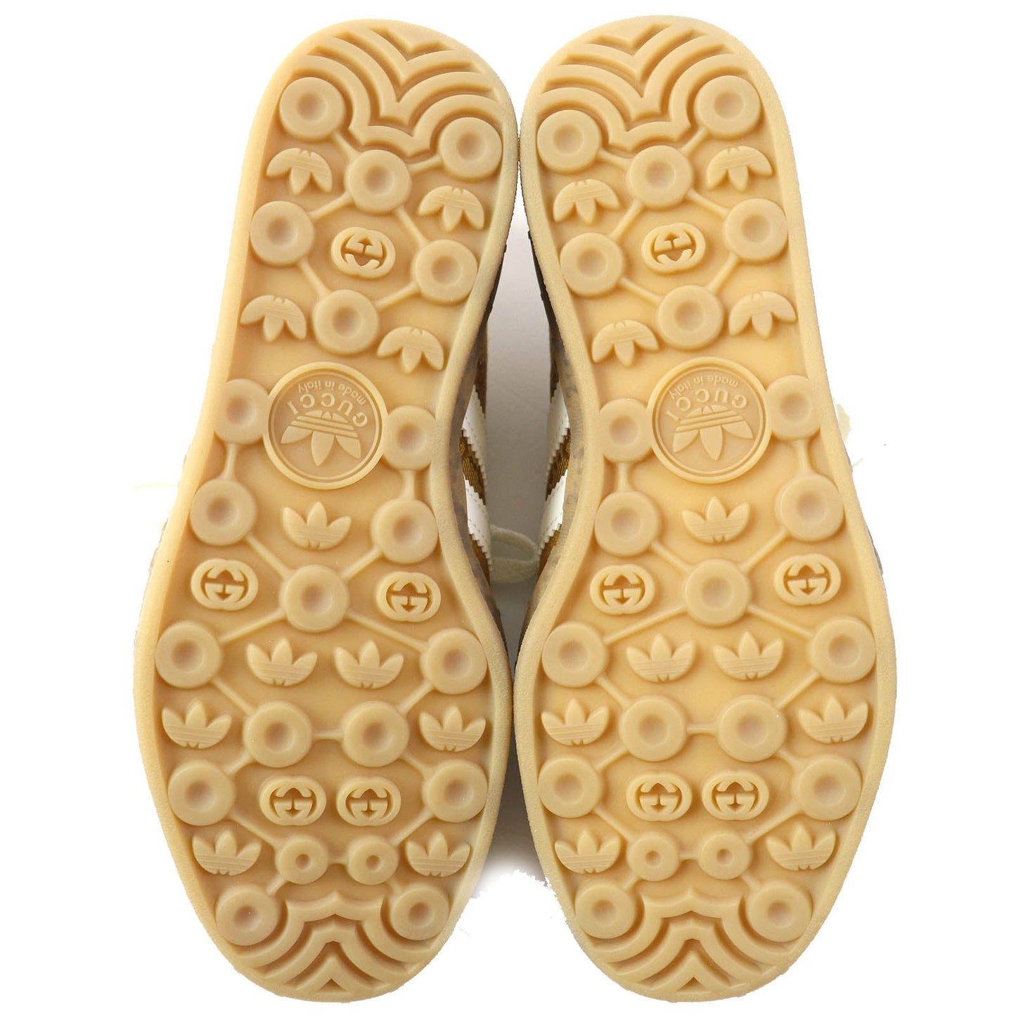 GUCCI Low cut sneakers 707868 HQ7086 GG canvas Beige brown Gazelle
