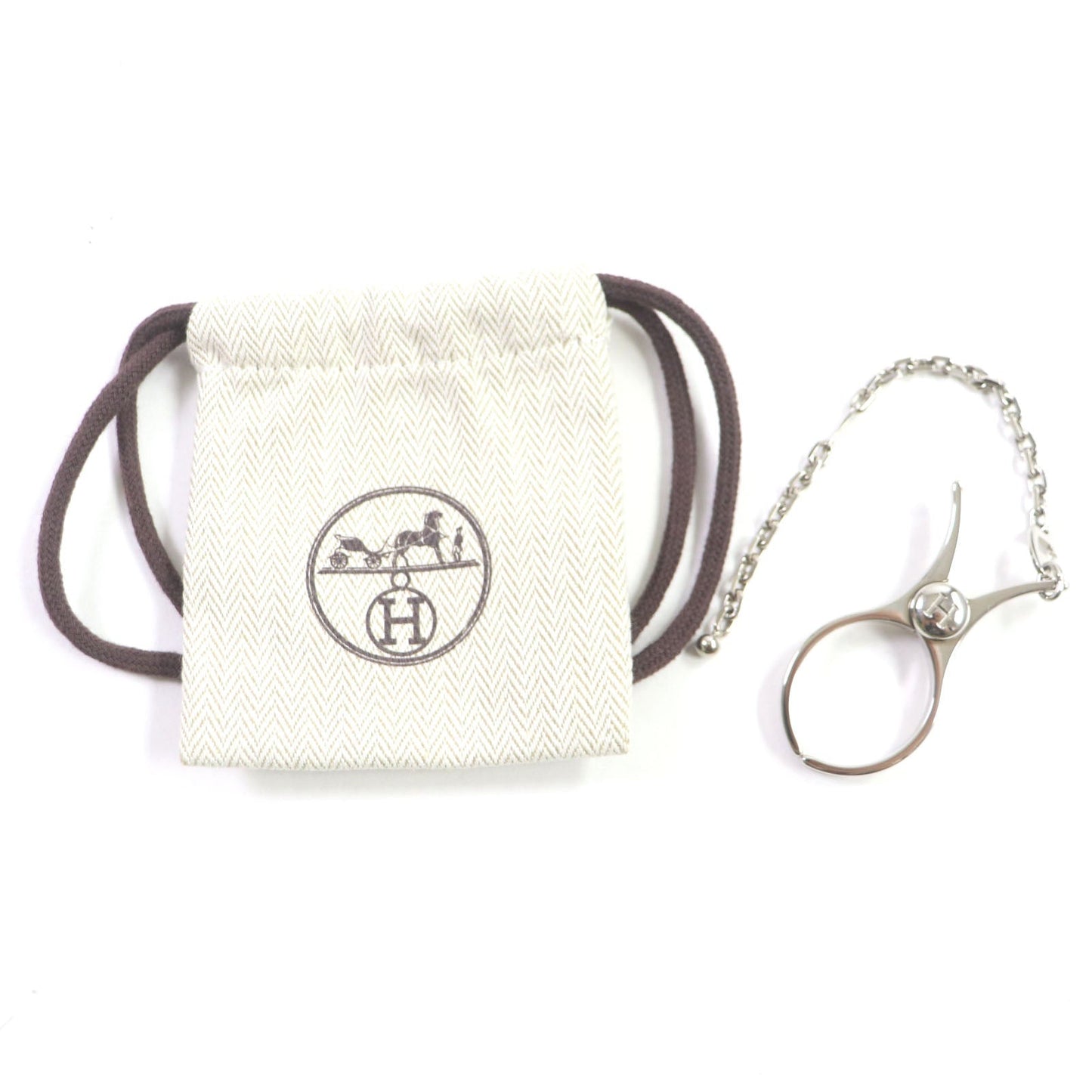HERMES Other accessories metal Silver Filou