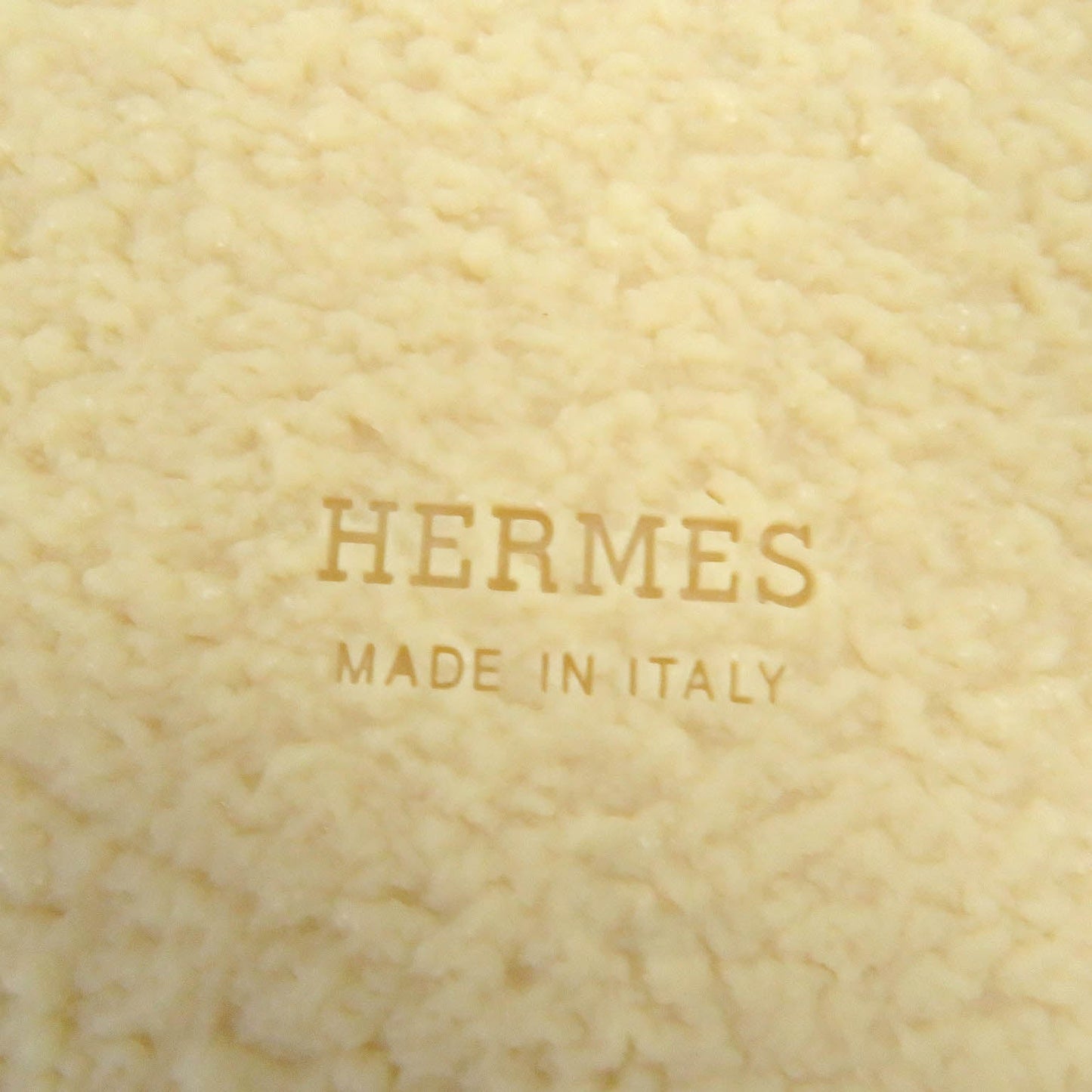 HERMES Sandals leather Brown Earth 37