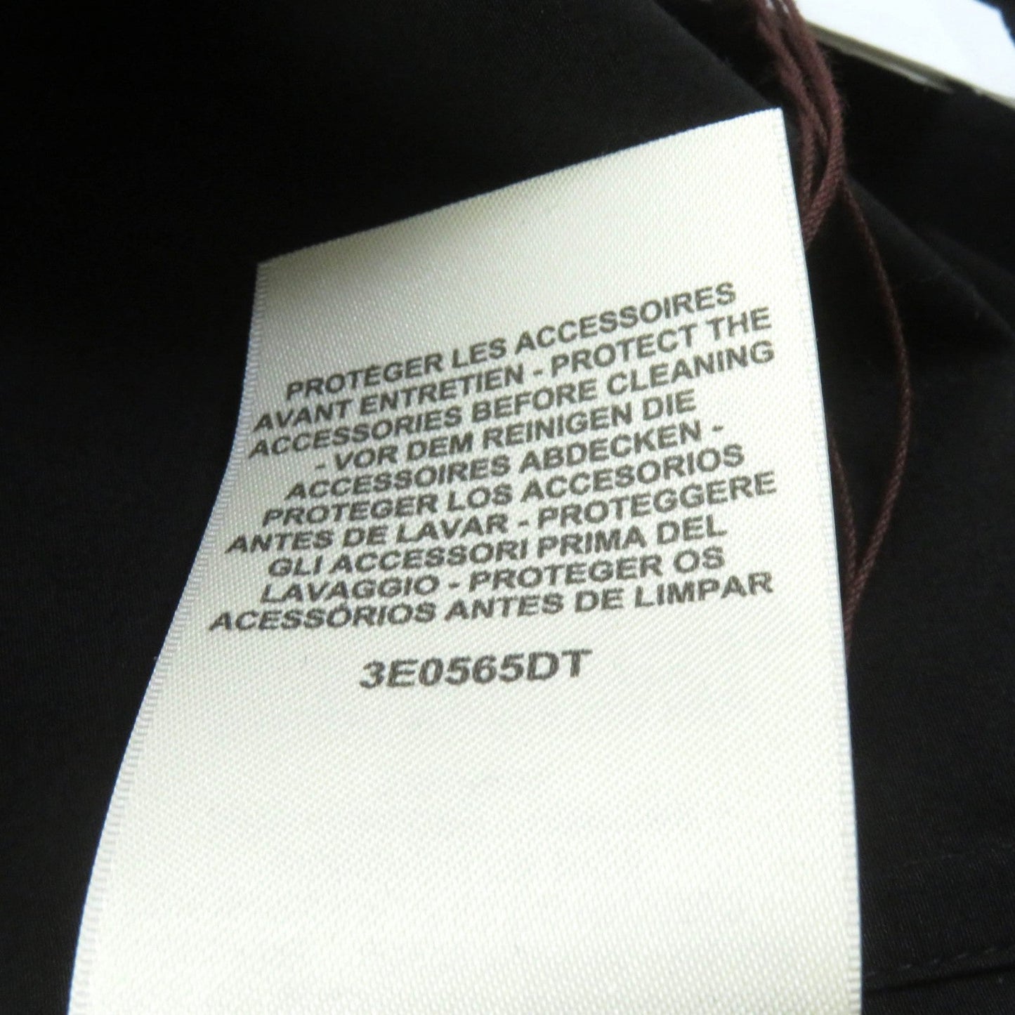 HERMES one piece cotton black 36