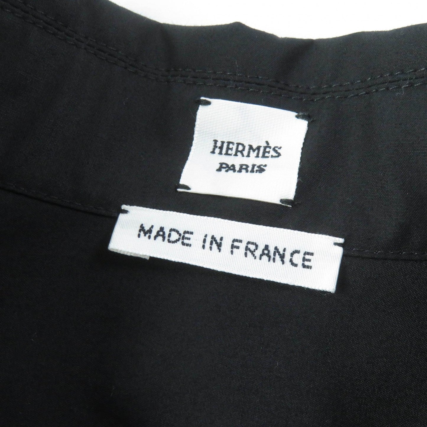 HERMES one piece cotton black 36