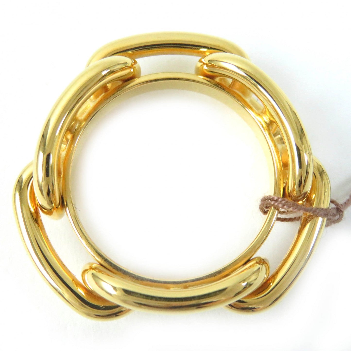 HERMES Scarf ring 601000S-00 Gold Plated gold Lukade