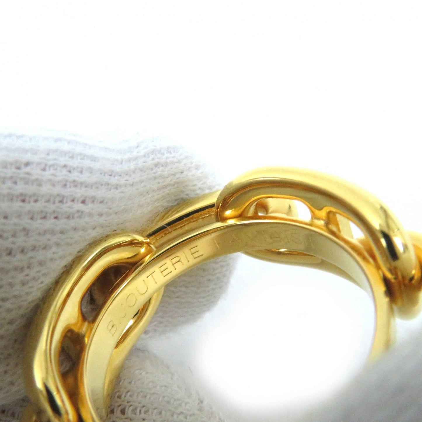 HERMES Scarf ring 601000S-00 Gold Plated gold Lukade
