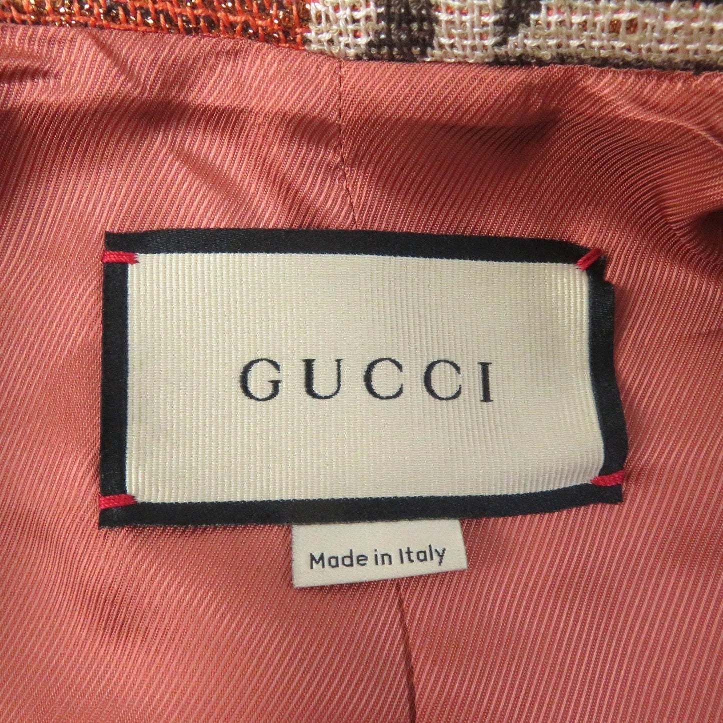 GUCCI coat 643299 ZAF5E cotton Orange brown beige 38