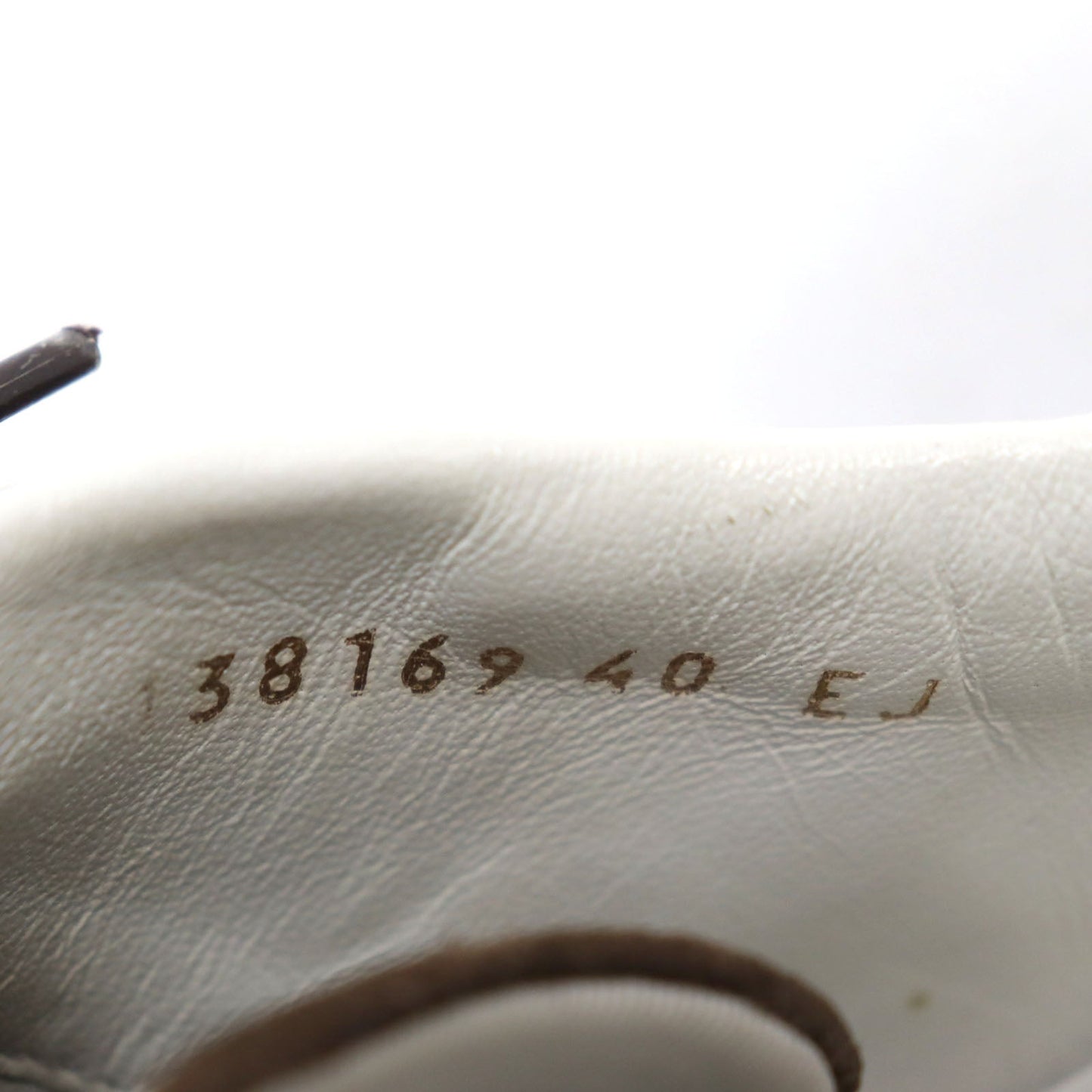 GUCCI sneakers 138169 leather Brown GG SHIMA 40